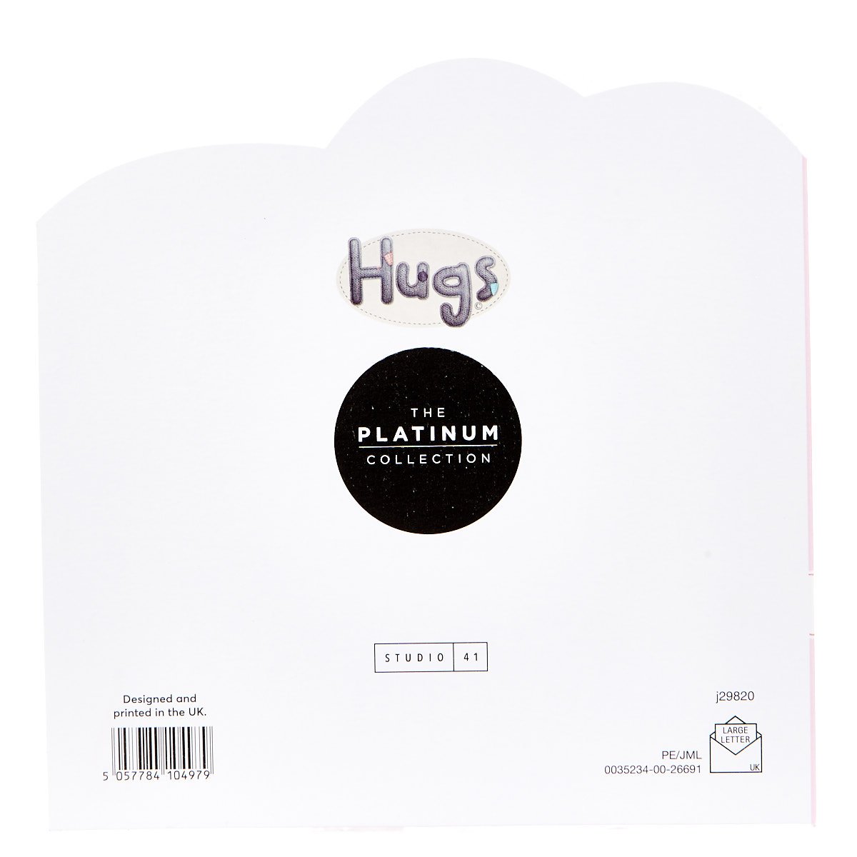 Platinum Collection 30th Birthday Card - Hugs Bear, Champagne