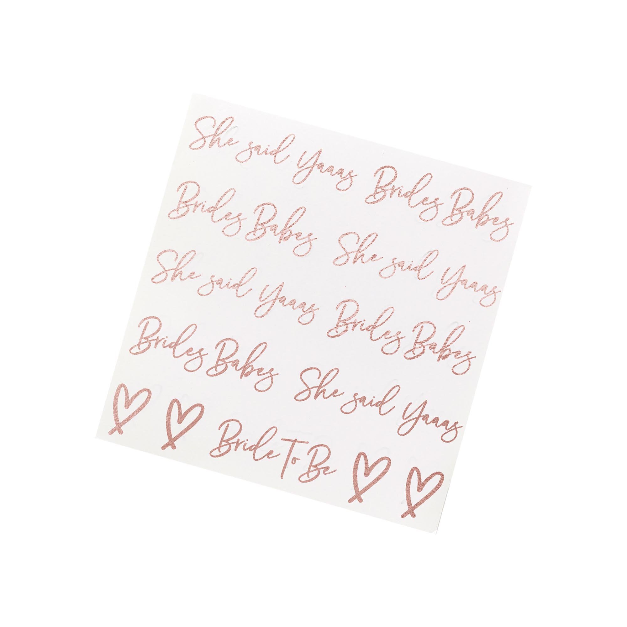 She Said Yaaas Temporary Tattoo Sheets - Pack of 2