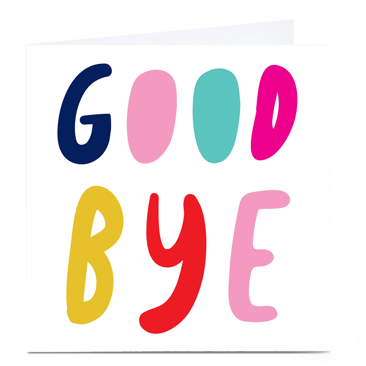 Personalised Hello Munki Card - Good Bye 