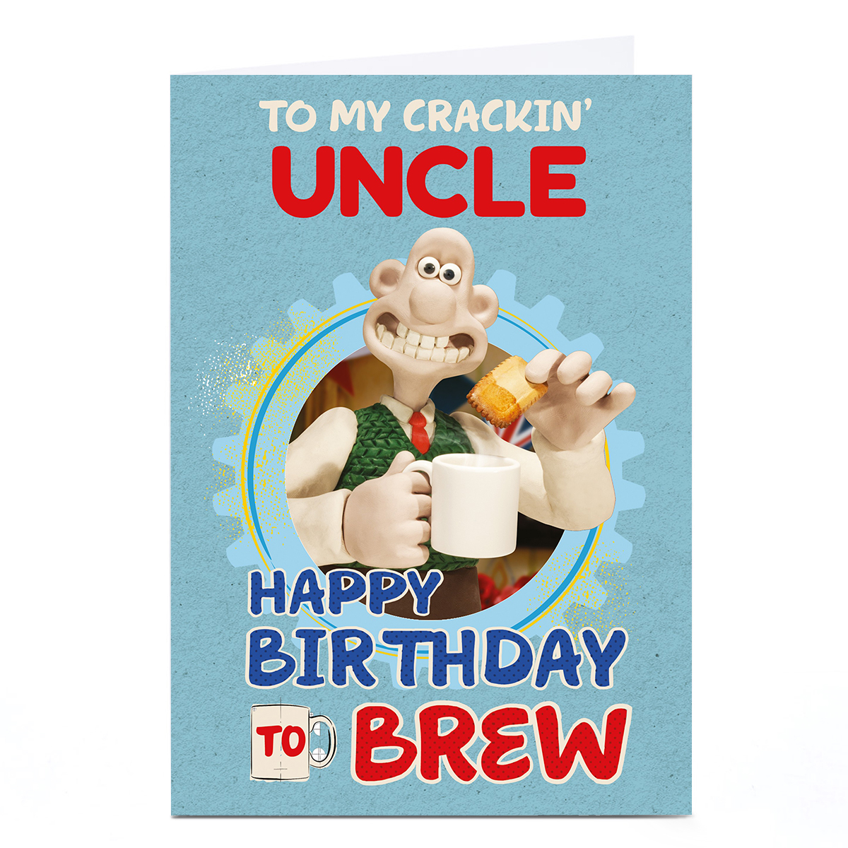 Personalised Birthday Card - Wallace & Gromit Happy Birthday To Brew