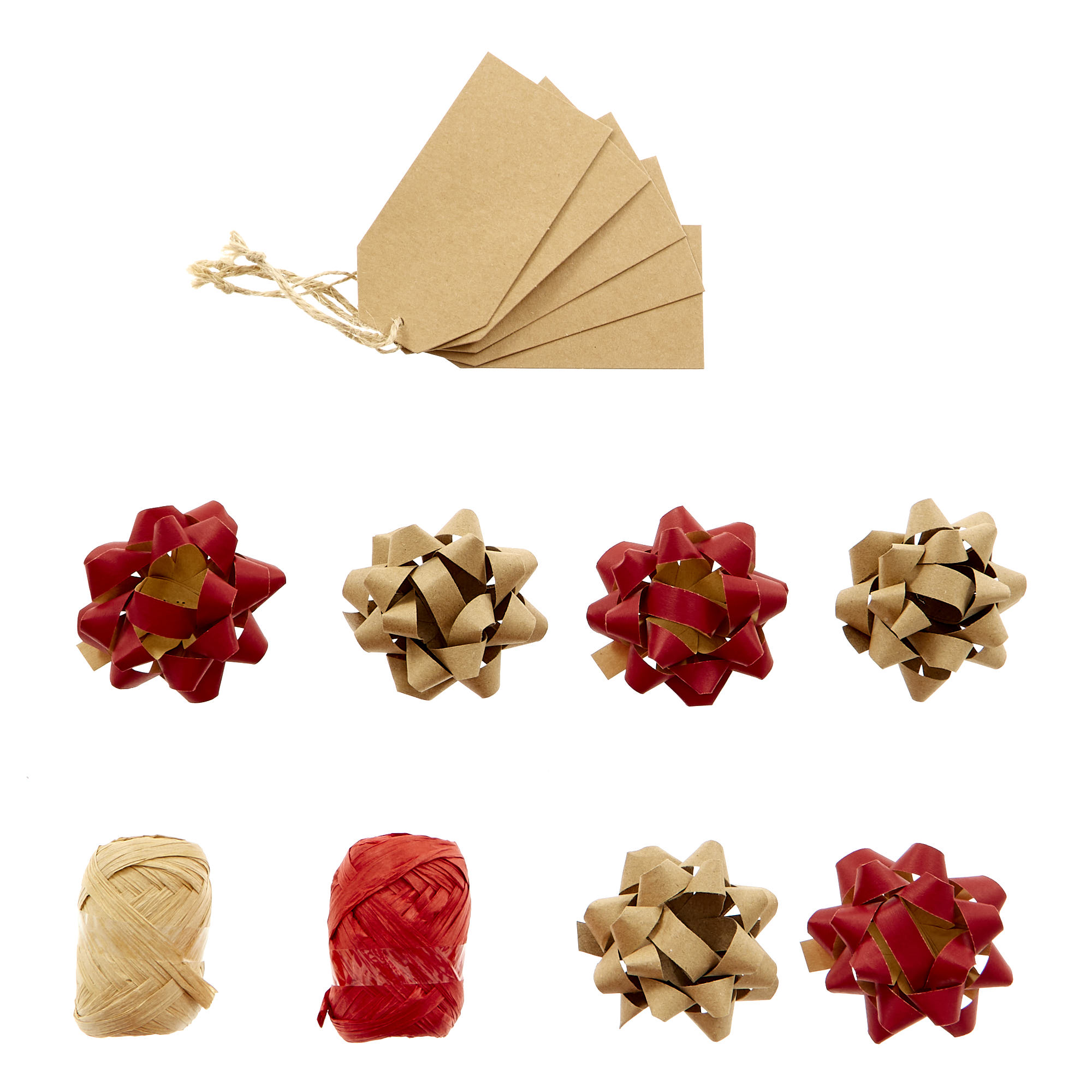Buy Kraft Gift Wrap Accessories Pack for GBP 2.99 Card Factory UK