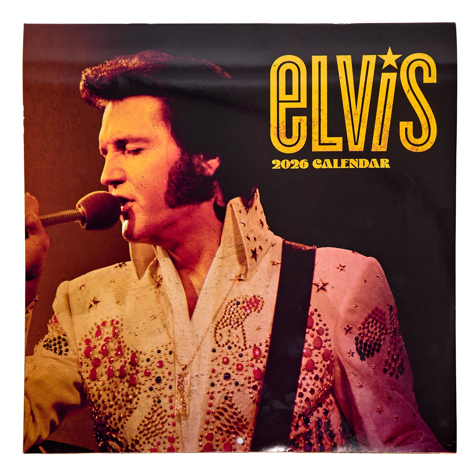 Elvis 2026 Square Wall Calendar