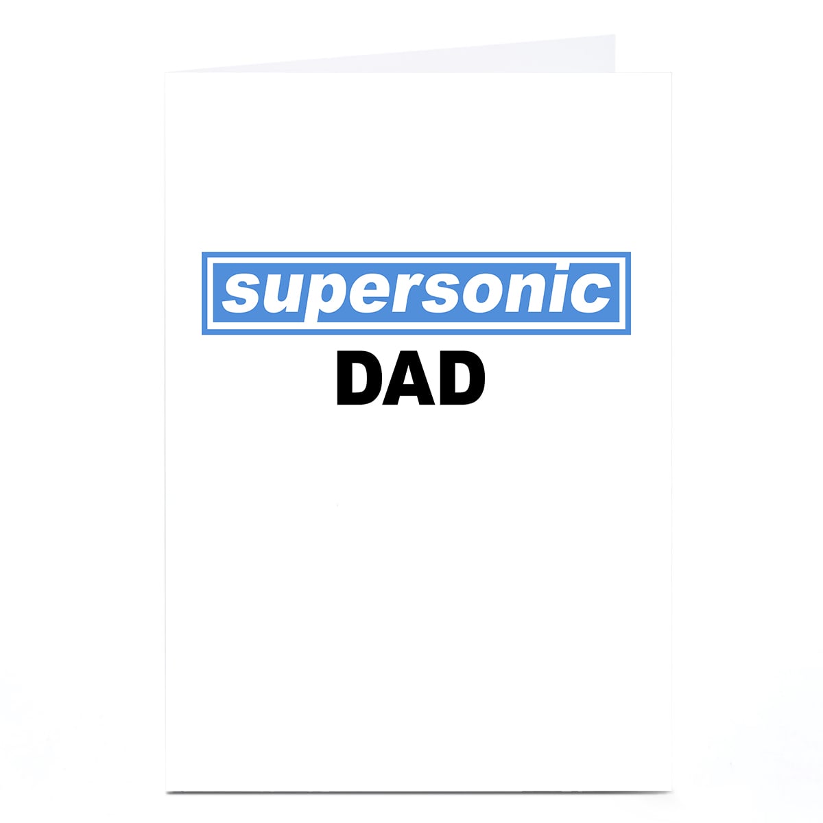 Father's Day Card - Supersonic Dad