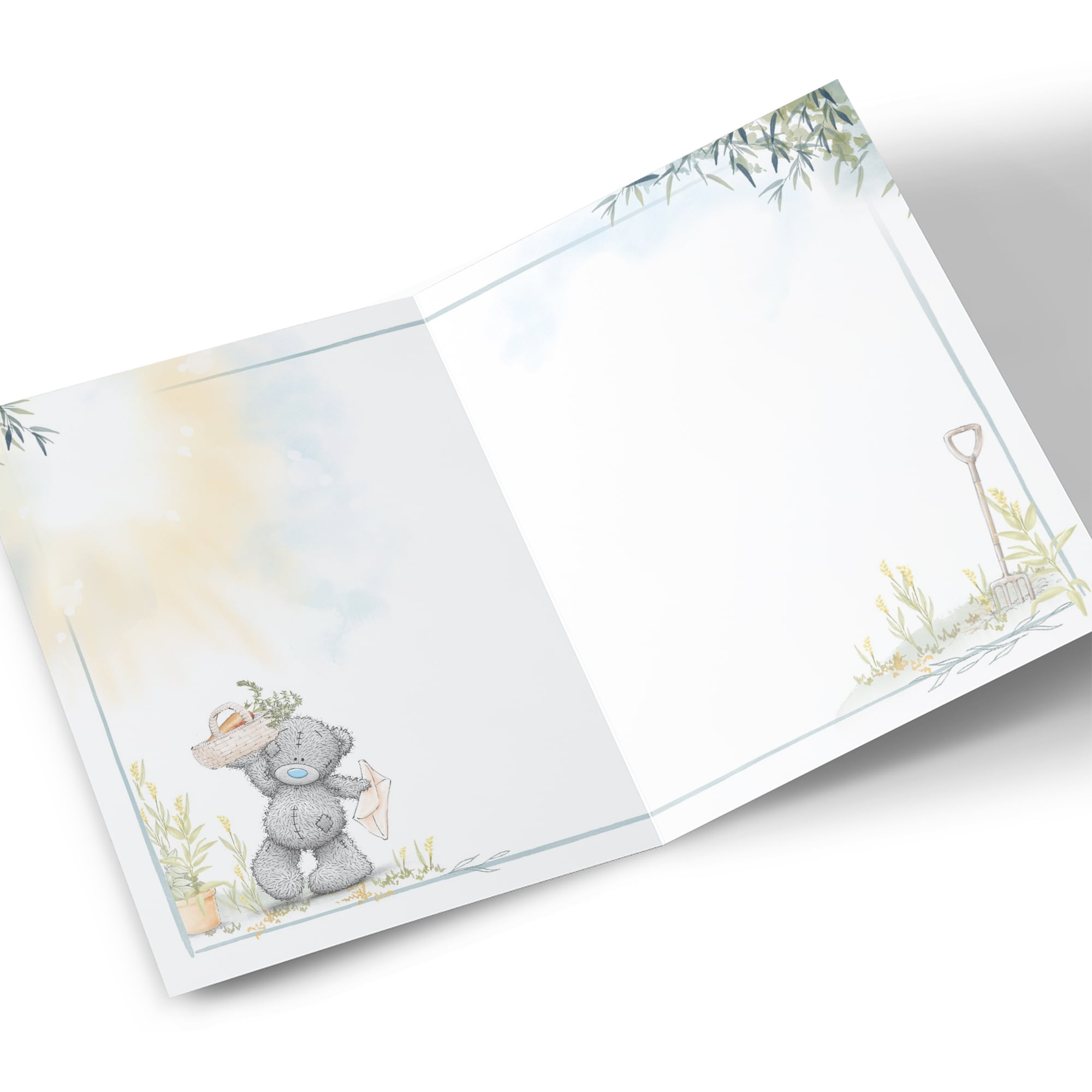 Personalised Tatty Teddy Father's Day Card - Gardening Bear, Grandad