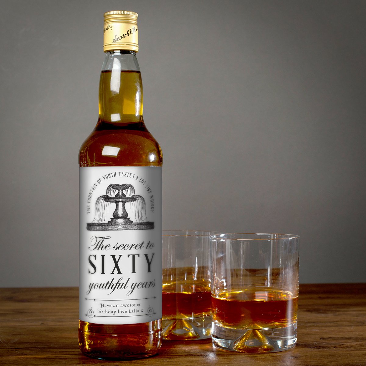 Personalised Malt Whisky - Fountain Of Youth 60