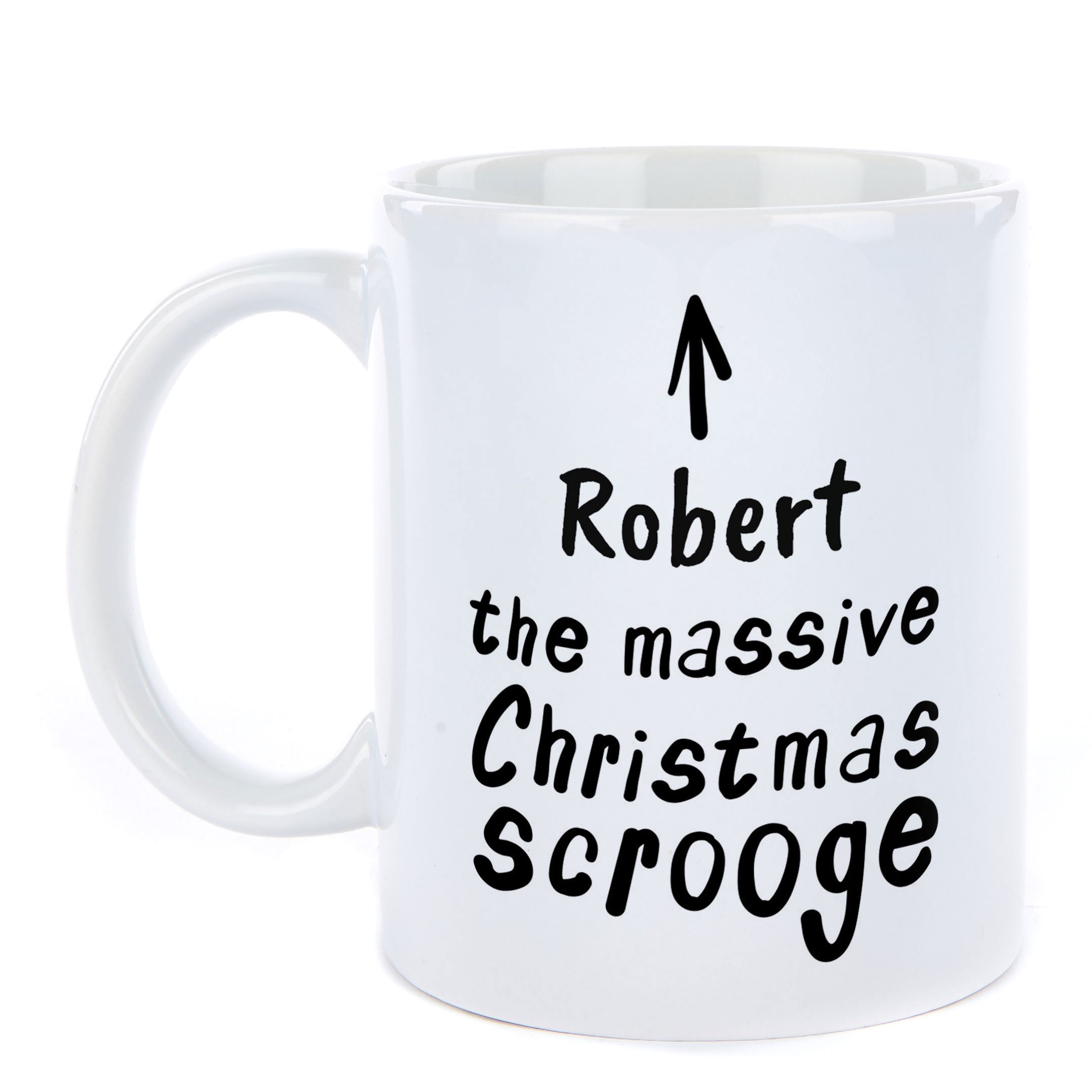 Personalised Christmas Mug - Scrooge
