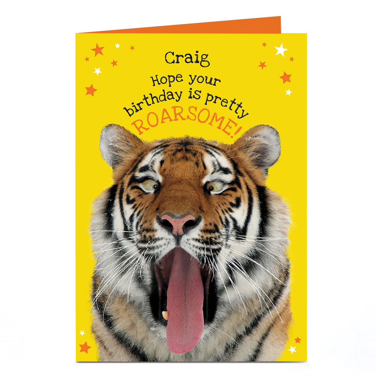 Personalised Heritage Wild Birthday Card - Pretty Roarsome