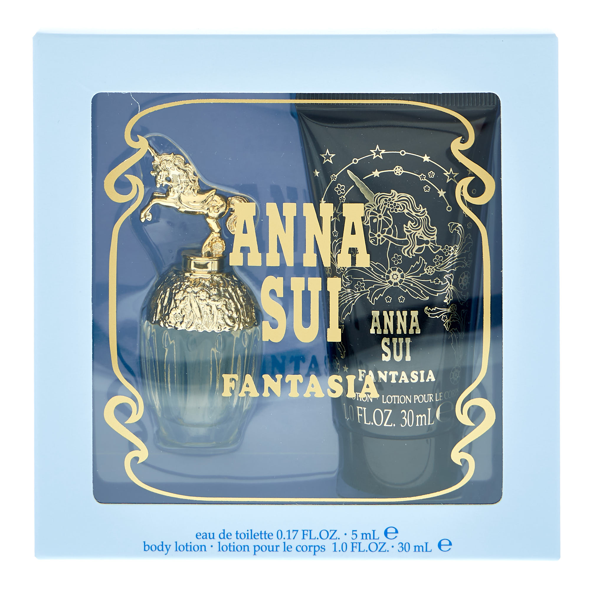 Small Anna Sui Fantasia Eau De Toilette & Body Lotion Gift Set