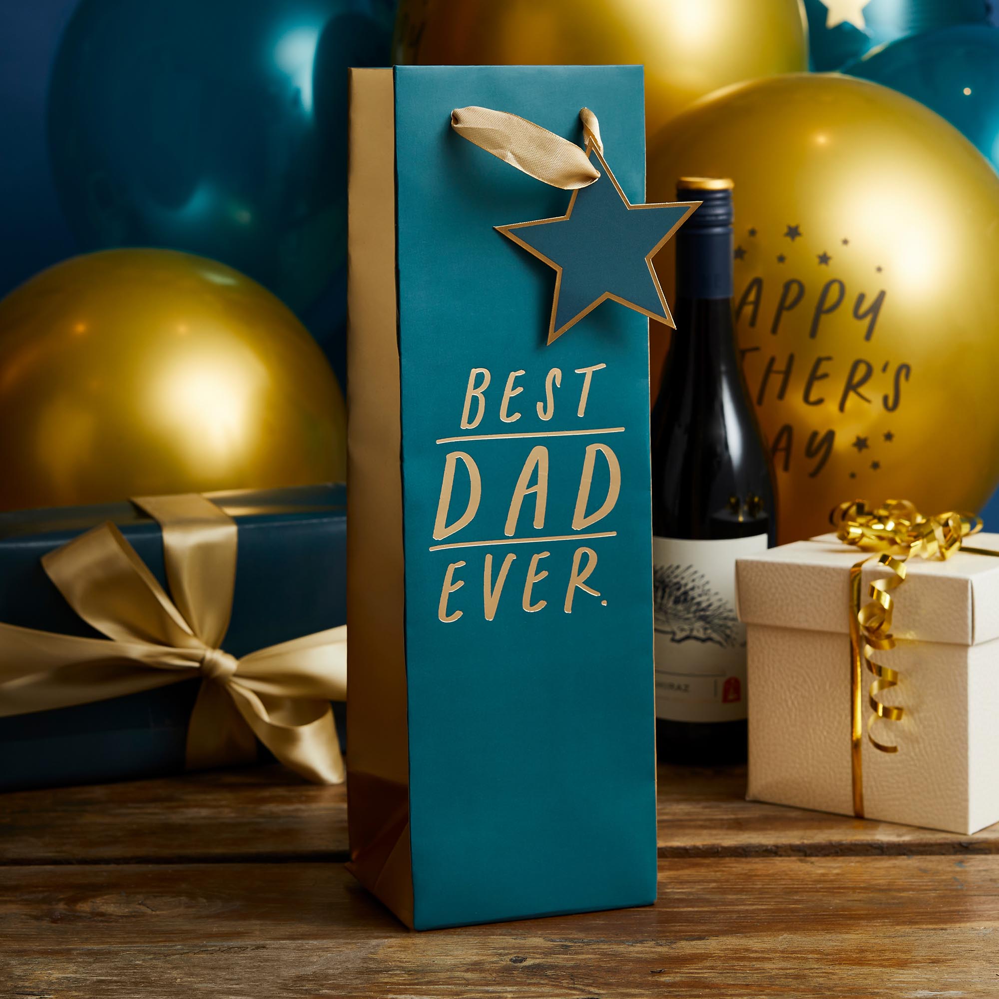 Best Dad Ever Gift Bottle Bag