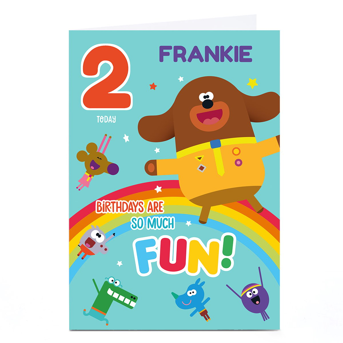 Personalised Hey Duggee Birthday Card - So Much Fun