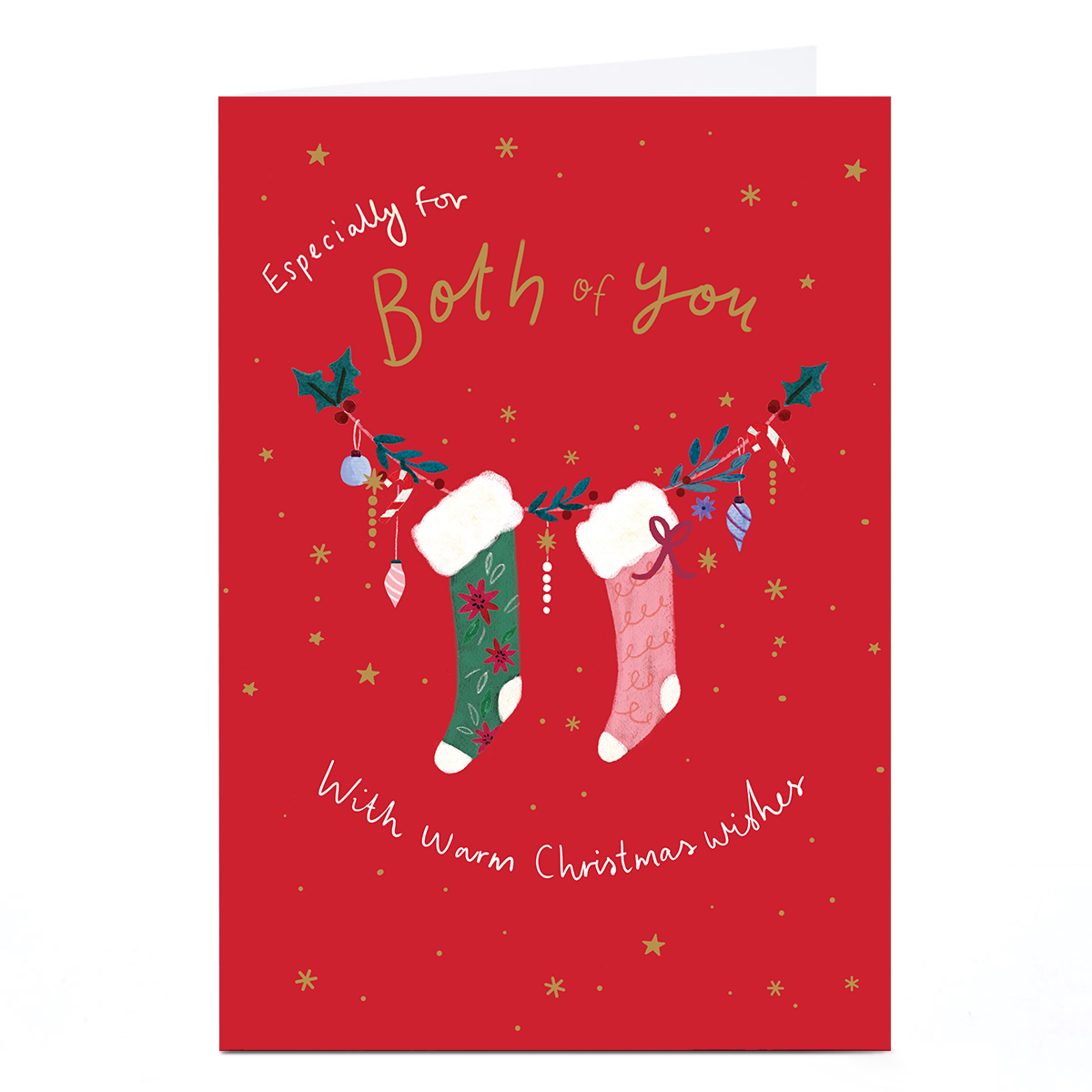 Christmas Card - His and Hers Stockings, Both of You