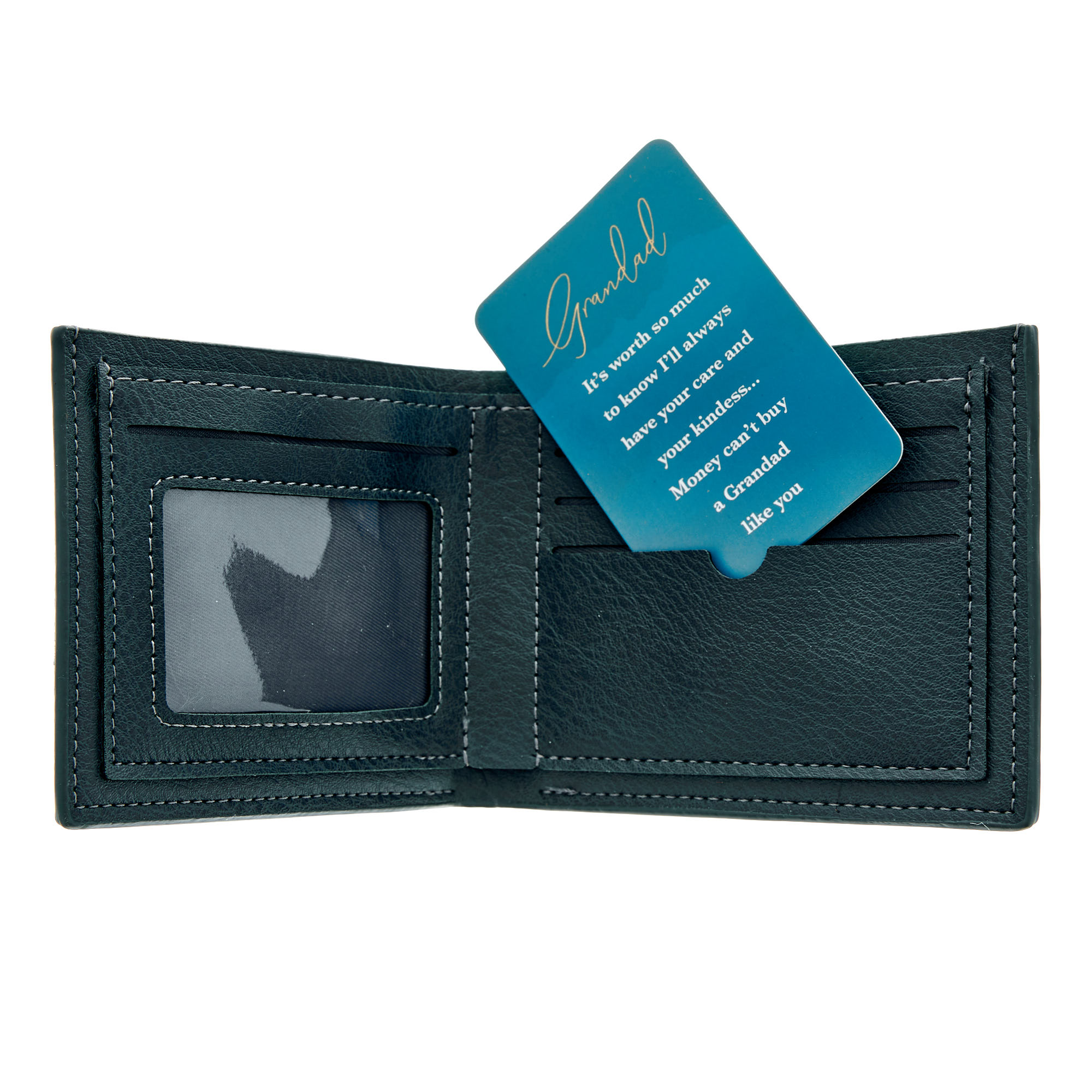 Sentimental Grandad"" Leatherette Wallet