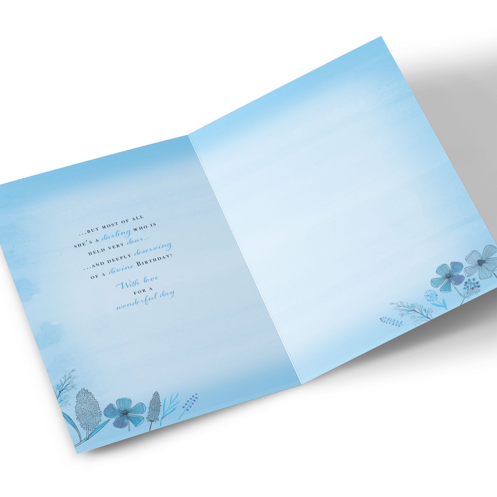 Personalised Birthday Card - D Is For Daughter