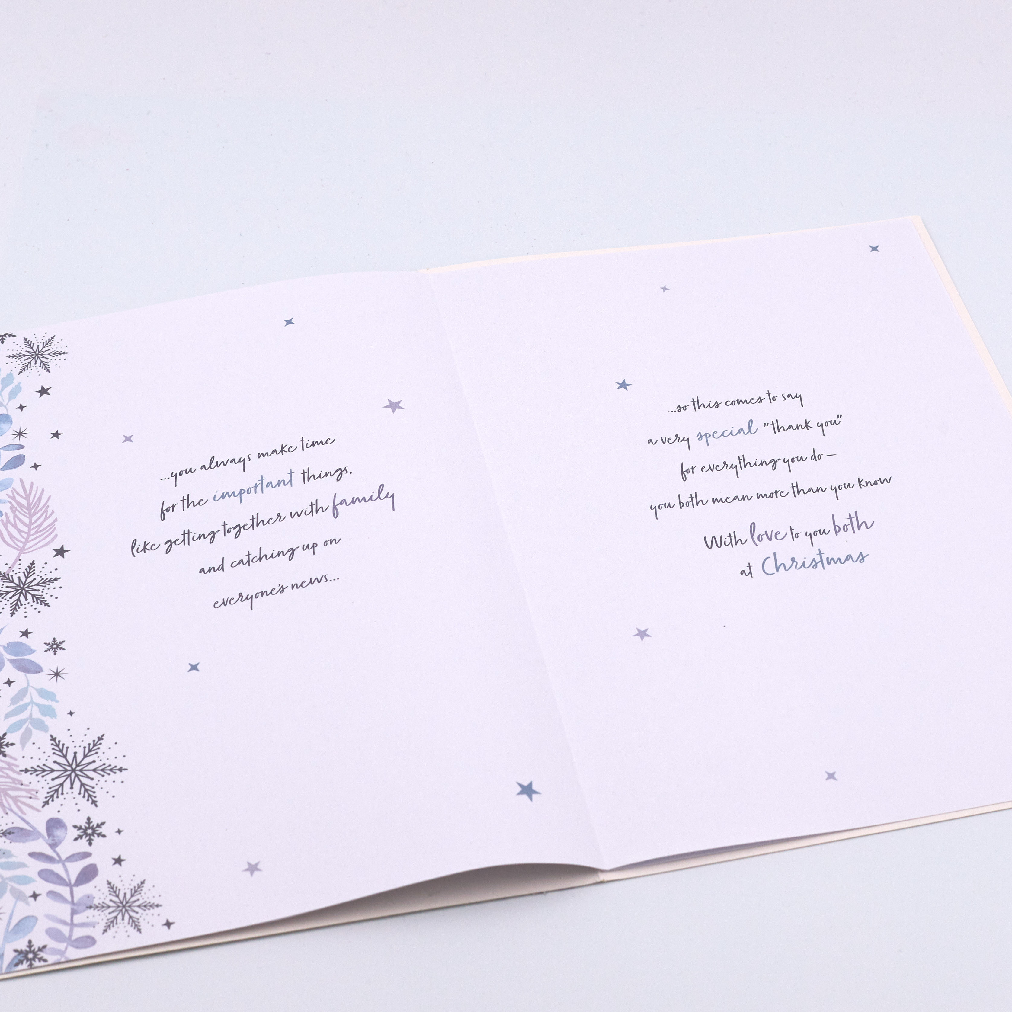 Christmas Card - Sister & Partner Sparkle 