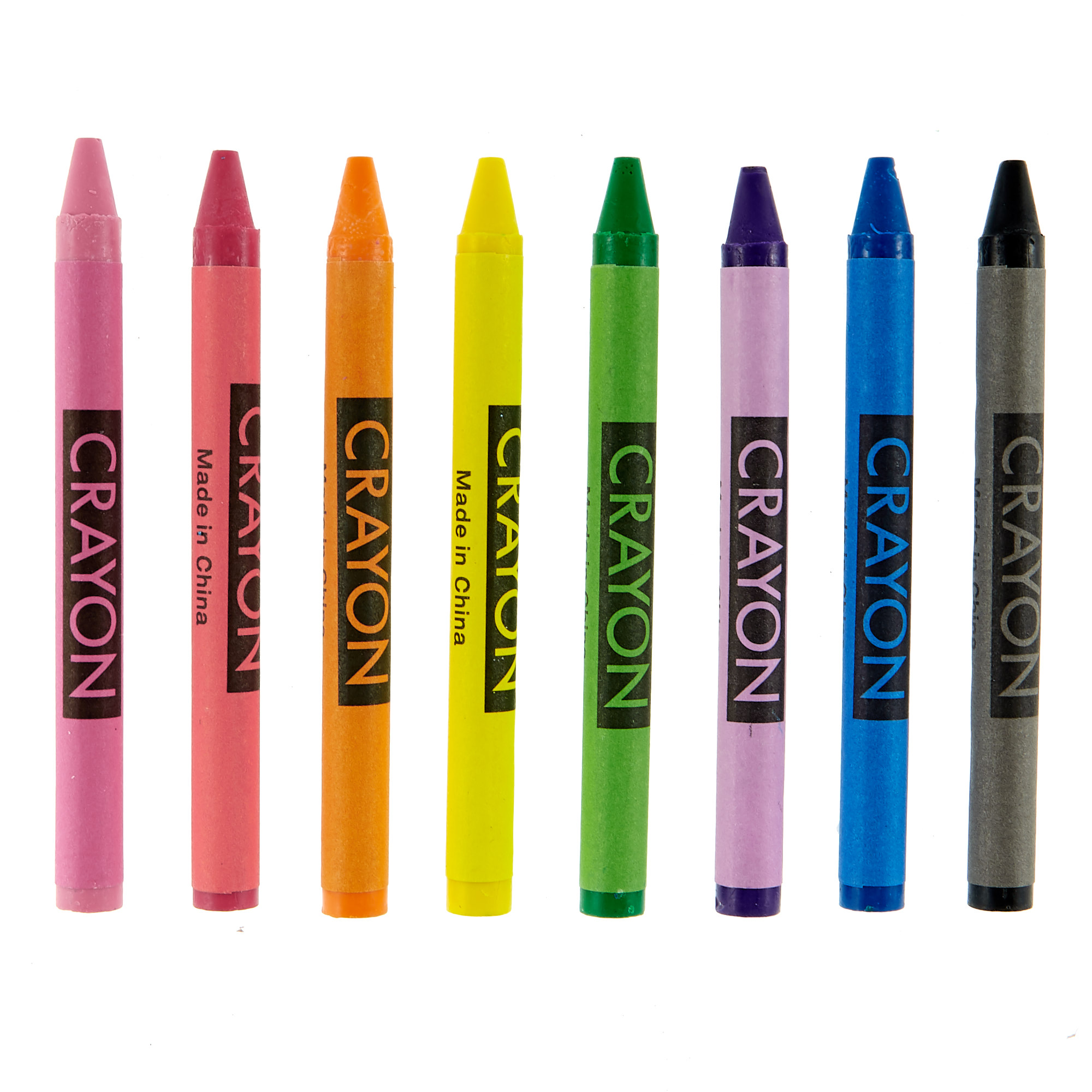 Party Bag Wax Crayons - Pack of 4 (8 Per Pack)