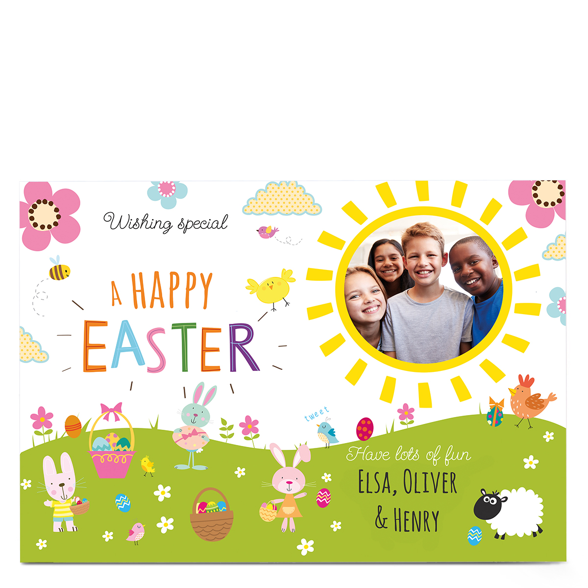 Photo Easter Card - Have Lots Of Fun