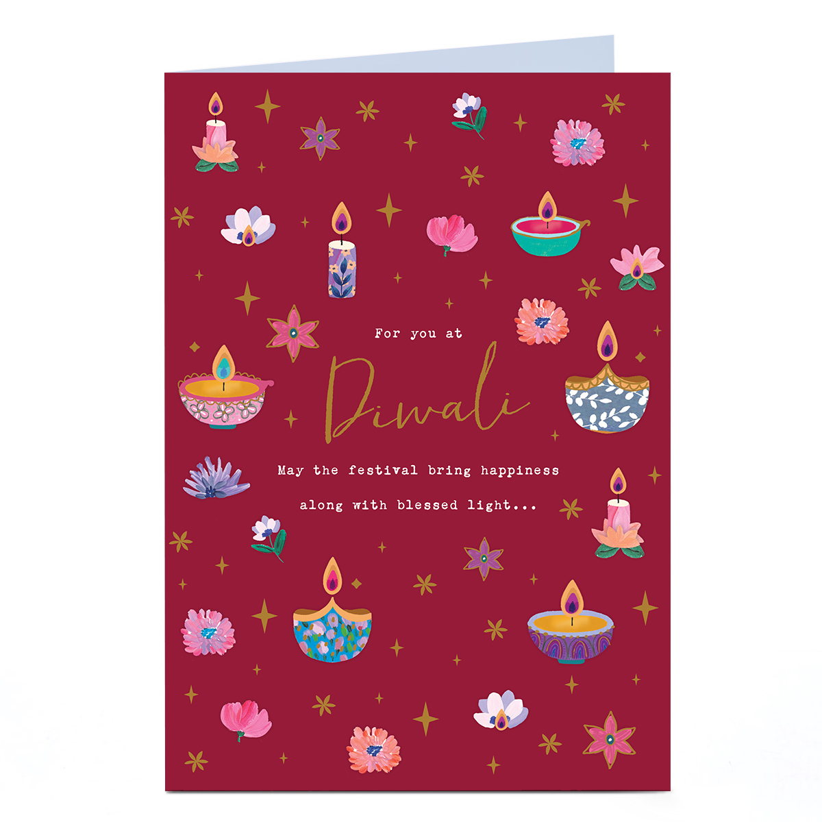 Diwali Card - For You At Diwali