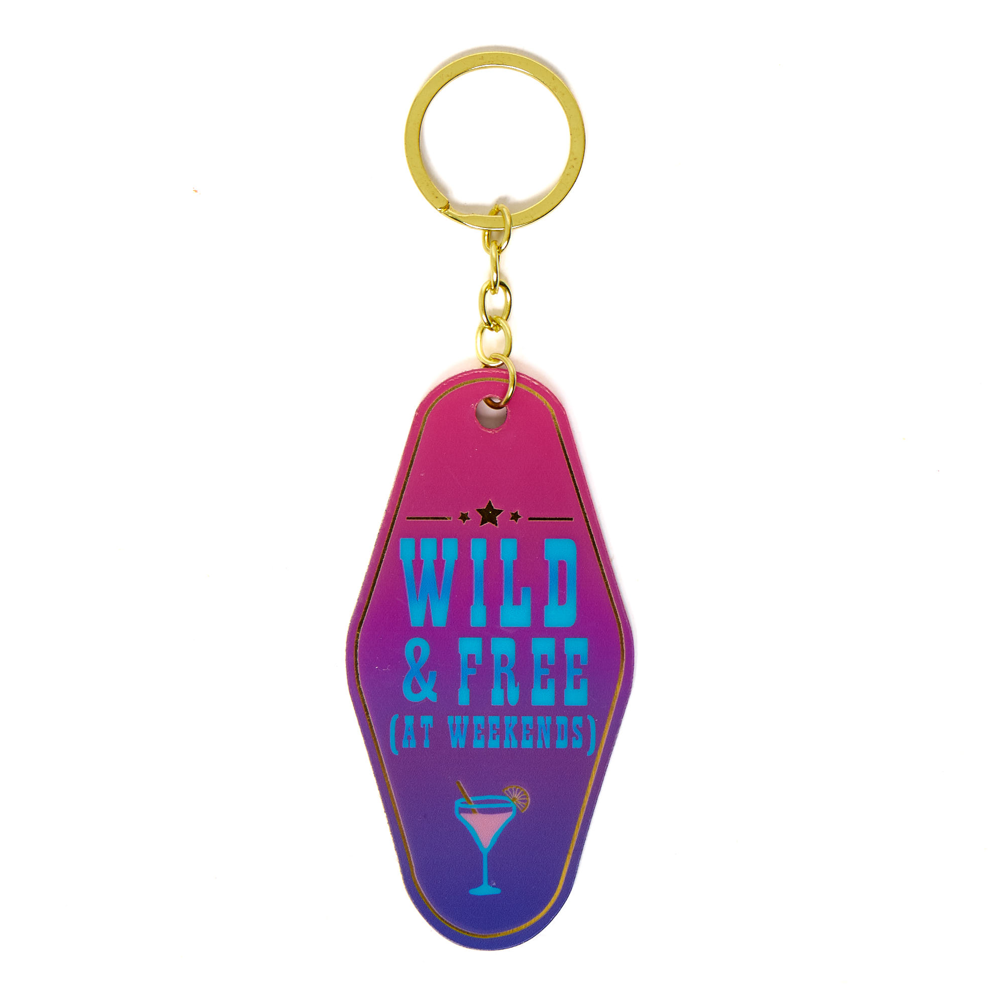 Wild & Free Motel Keyring