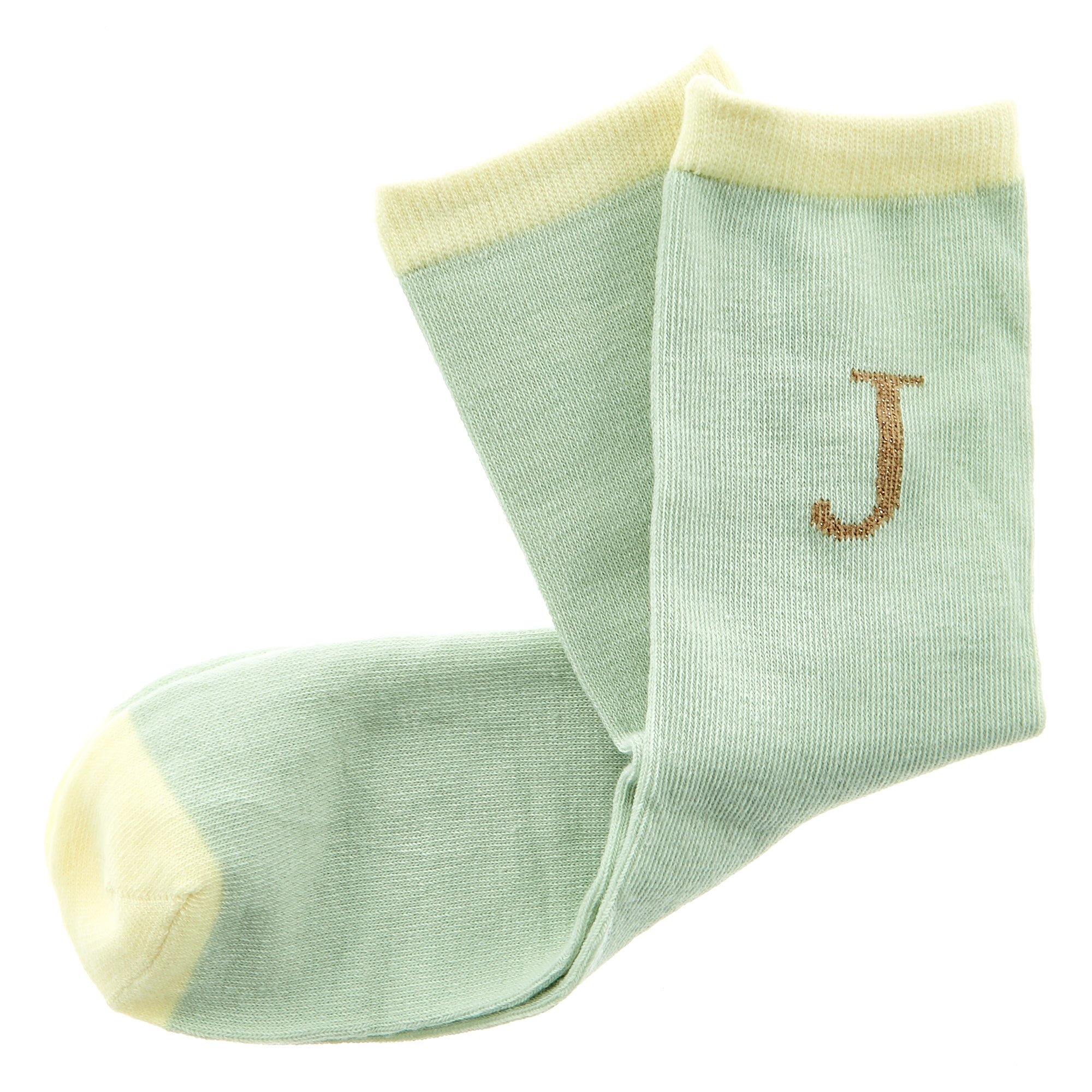 Letter J Socks