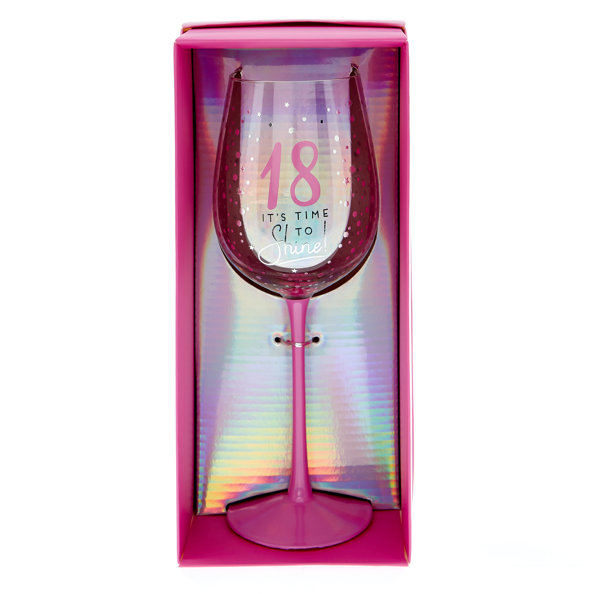 18 It's Time To Shine Wine Glass