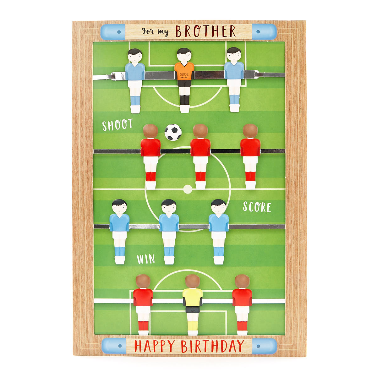 Signature Collection Birthday Card - Brother Table Football
