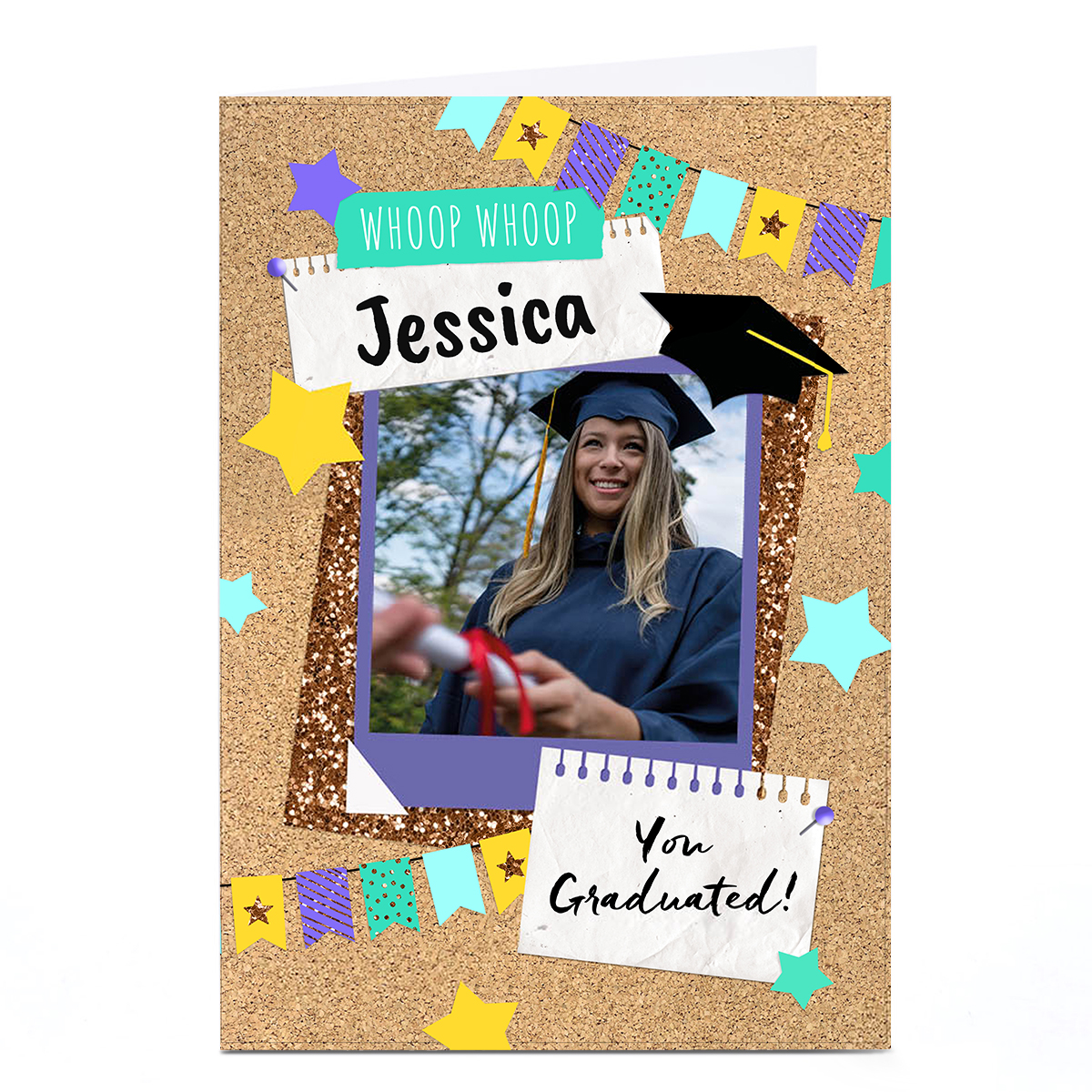 Personalised Photo Card - Eday You Graduated