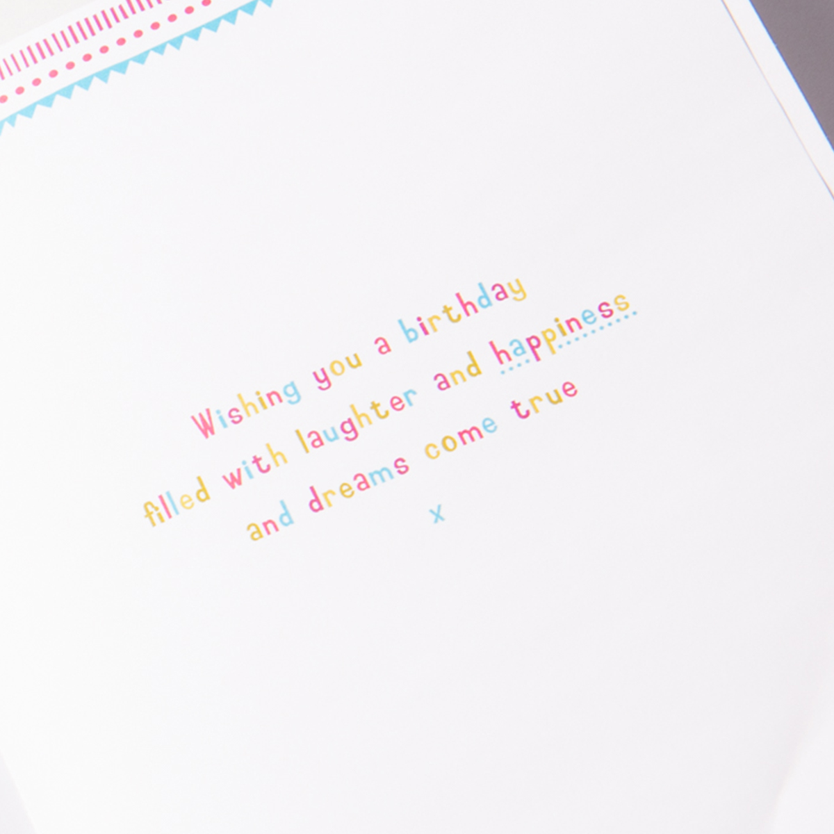 Birthday Card - Happy Birthday To You