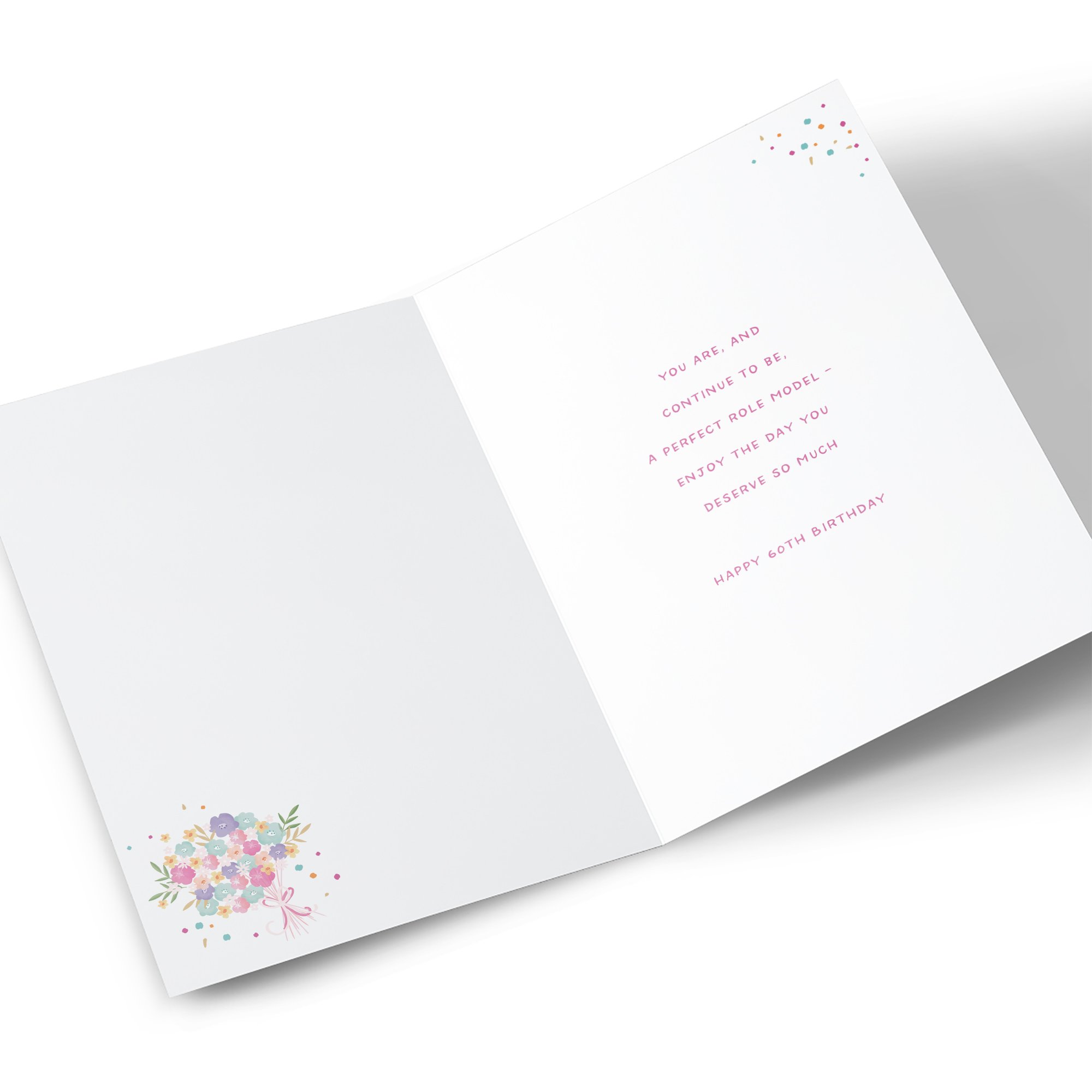 60th Birthday Card - Inspirational and Amazing Role Model, Mum