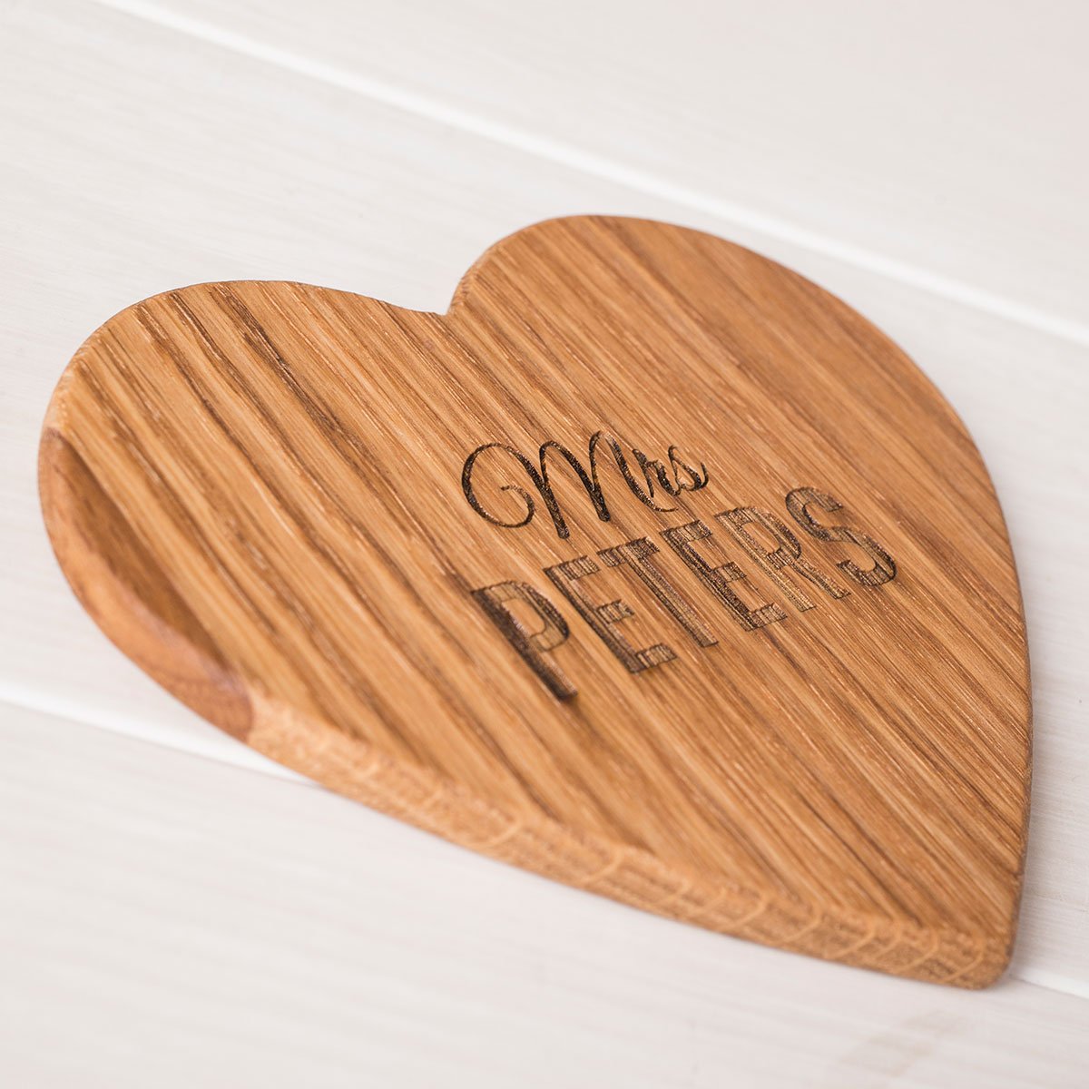 Wooden Heart Coasters - Set of 2