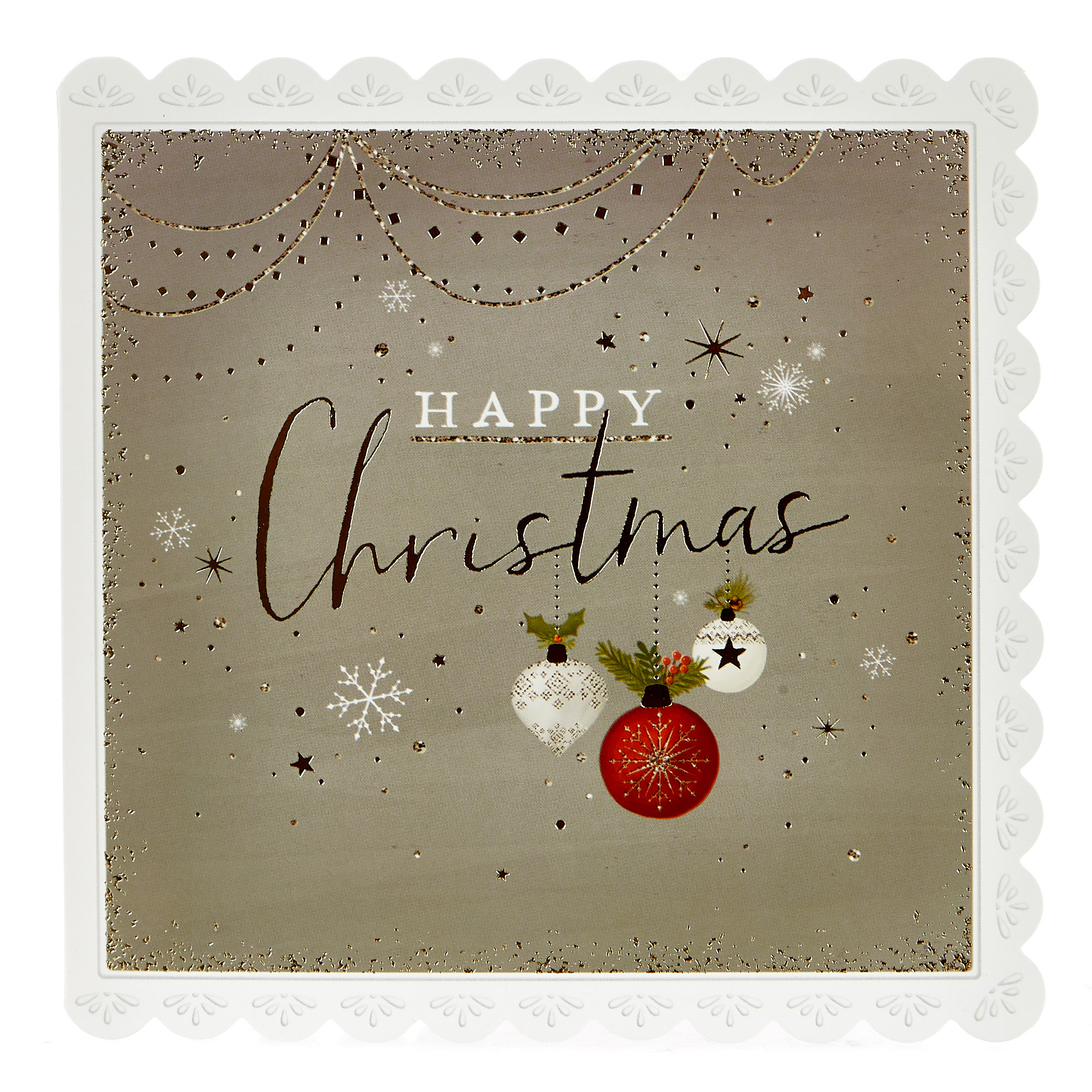 Classic Festive Charity Christmas Cards - Pack Of 20