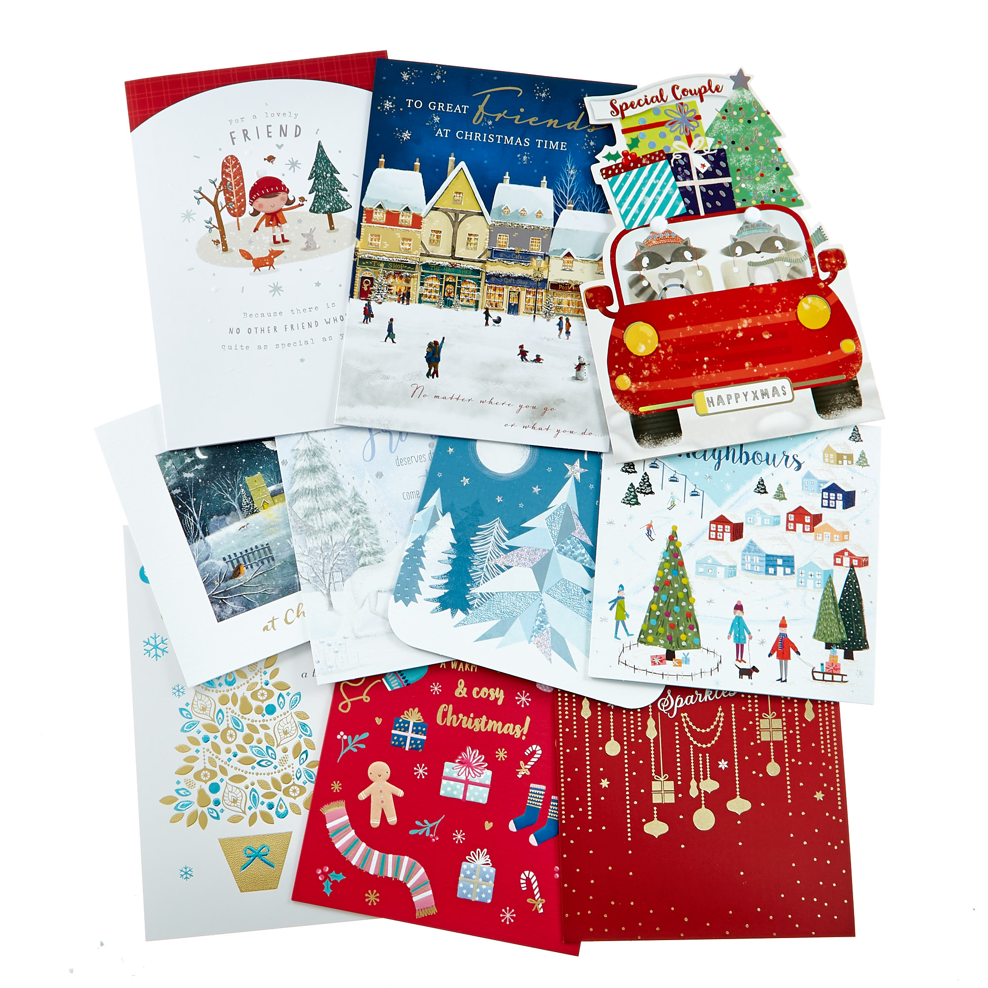 Friends & Neighbours Christmas Card Bundle - Contemporary
