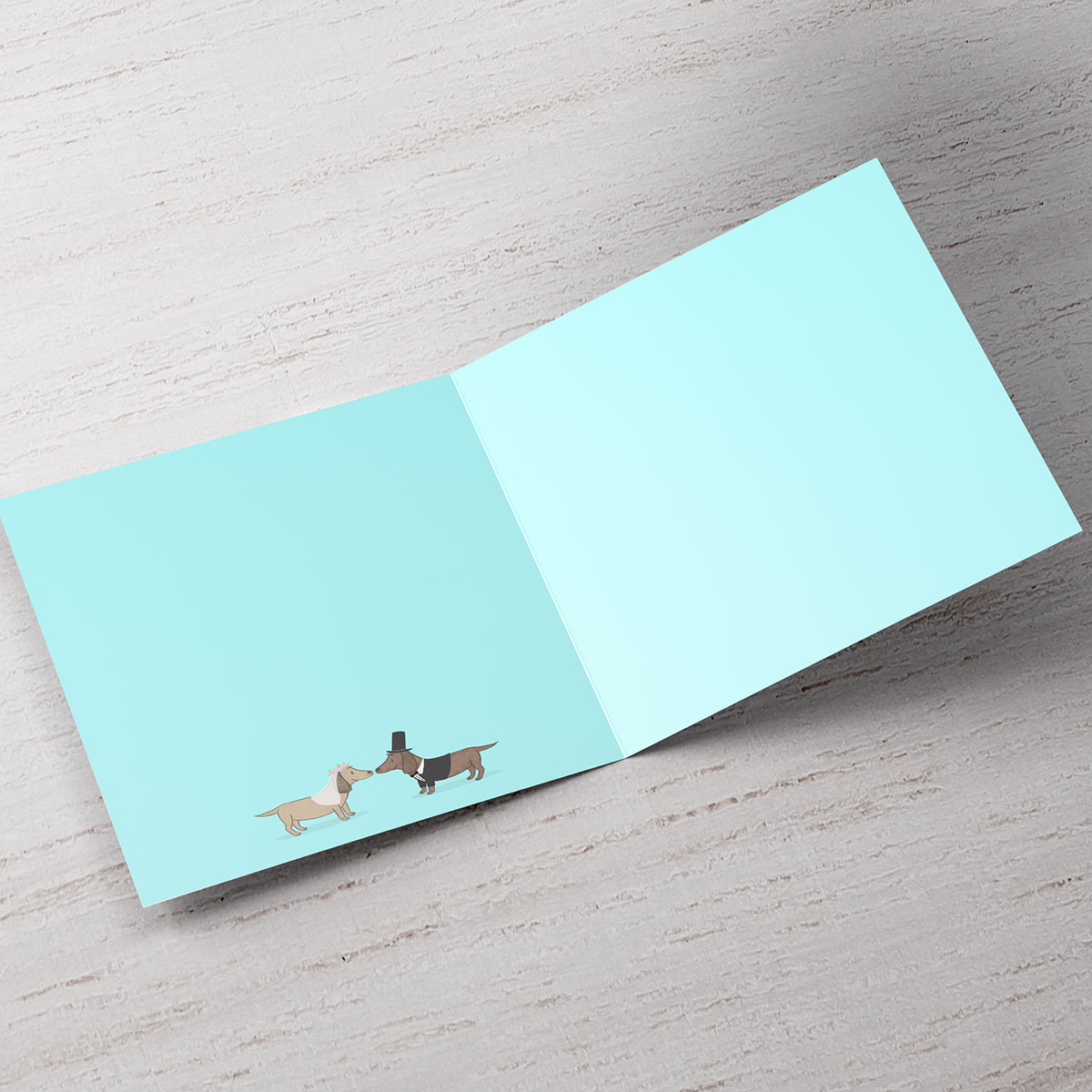 Personalised Wedding Card - With Woof On Your Big Day