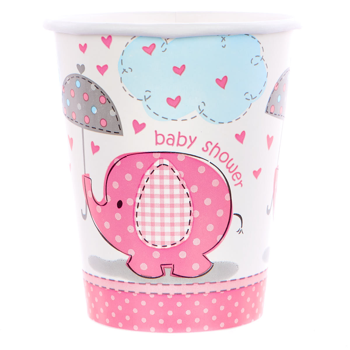 Pink Baby Shower Party Tableware & Decoration Bundle - 16 Guests