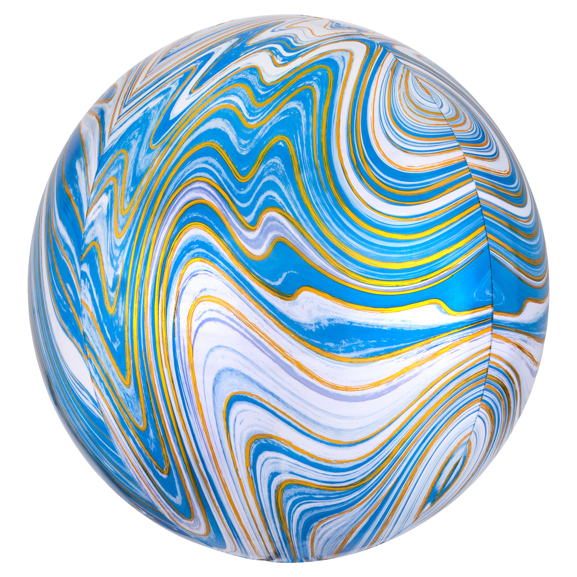 Blue Marble-Effect Foil Orb Balloon 