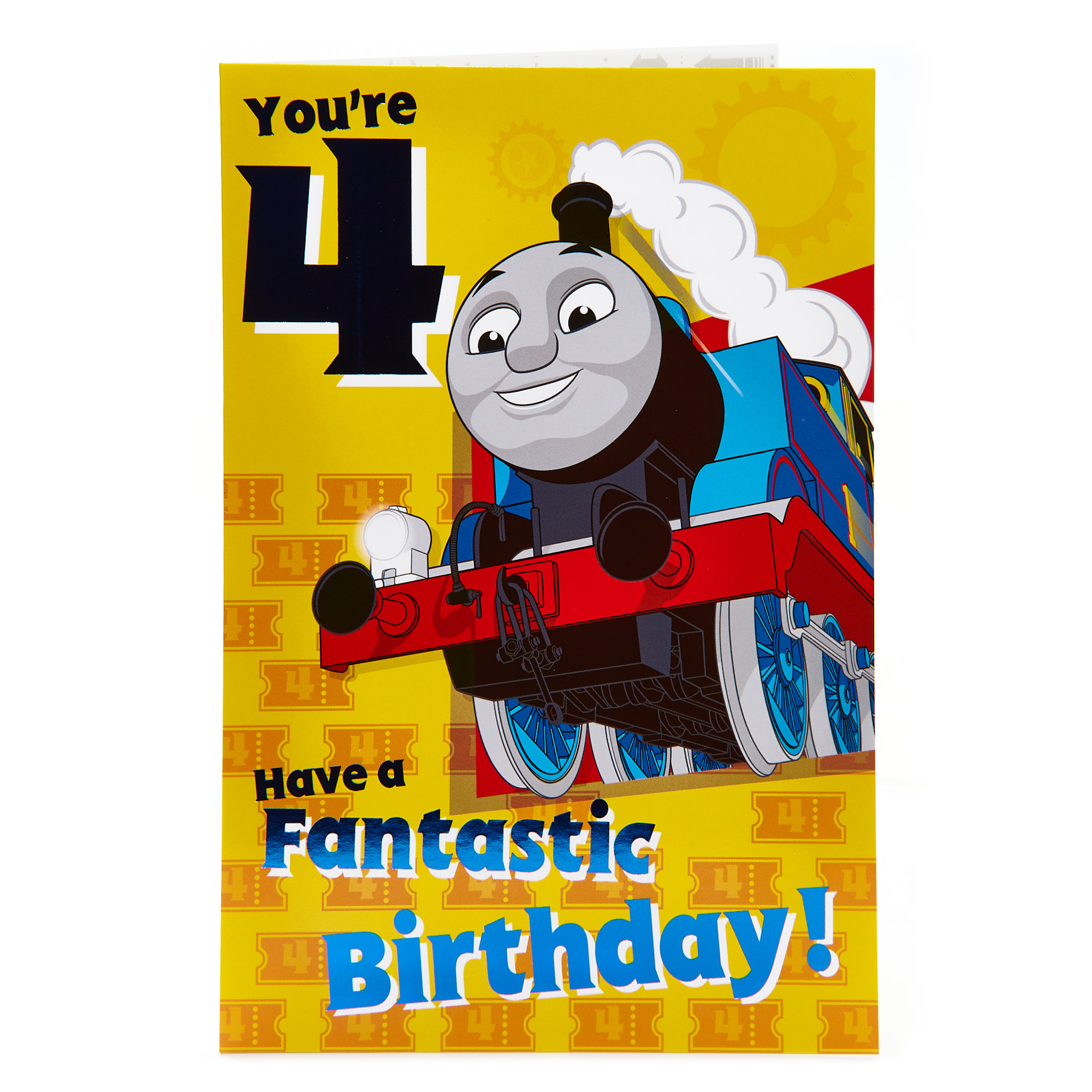 Thomas & Friends 4th Birthday Card