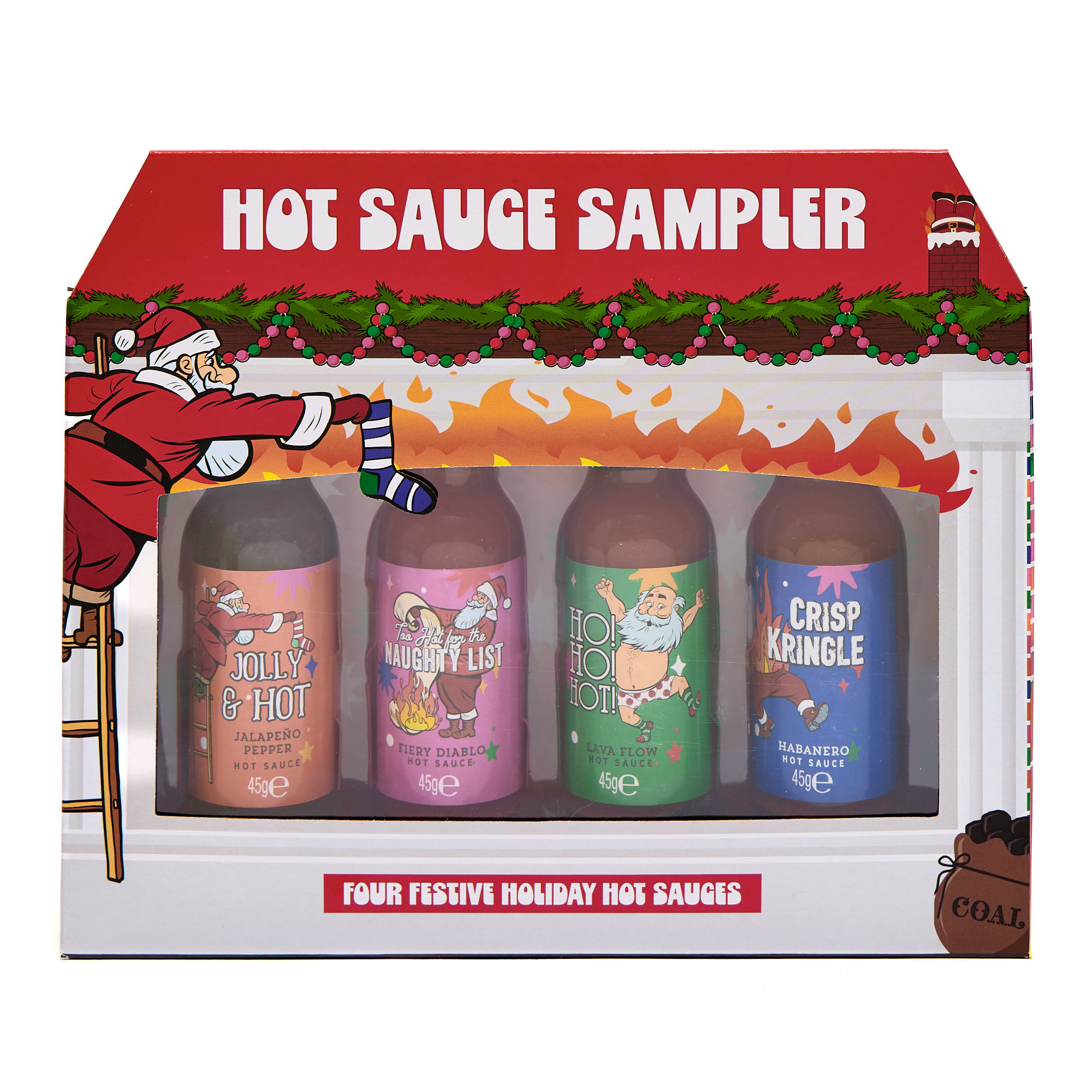 Festive Holiday Hot Sauces Gift Set