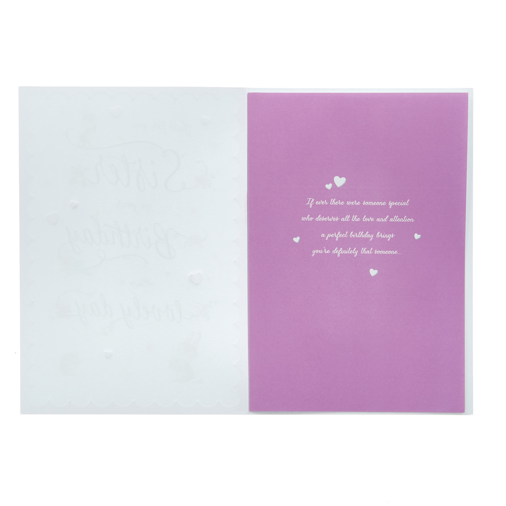 Birthday Card - Sister Woodland Animals 