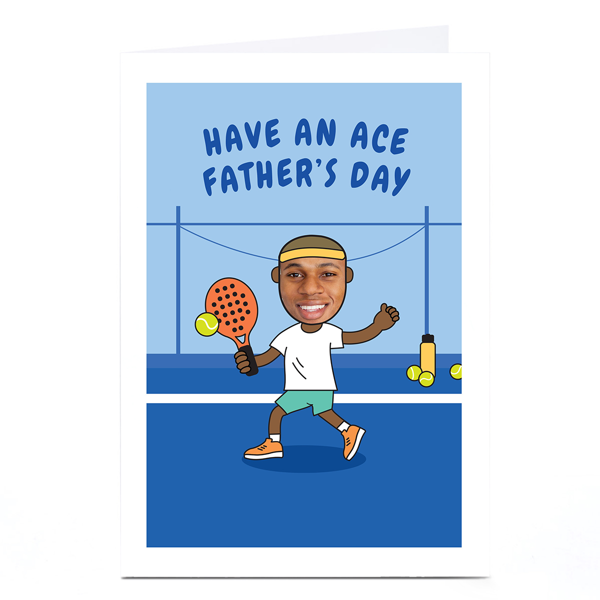 Photo Father's Day Card - Tennis Ace Father's Day
