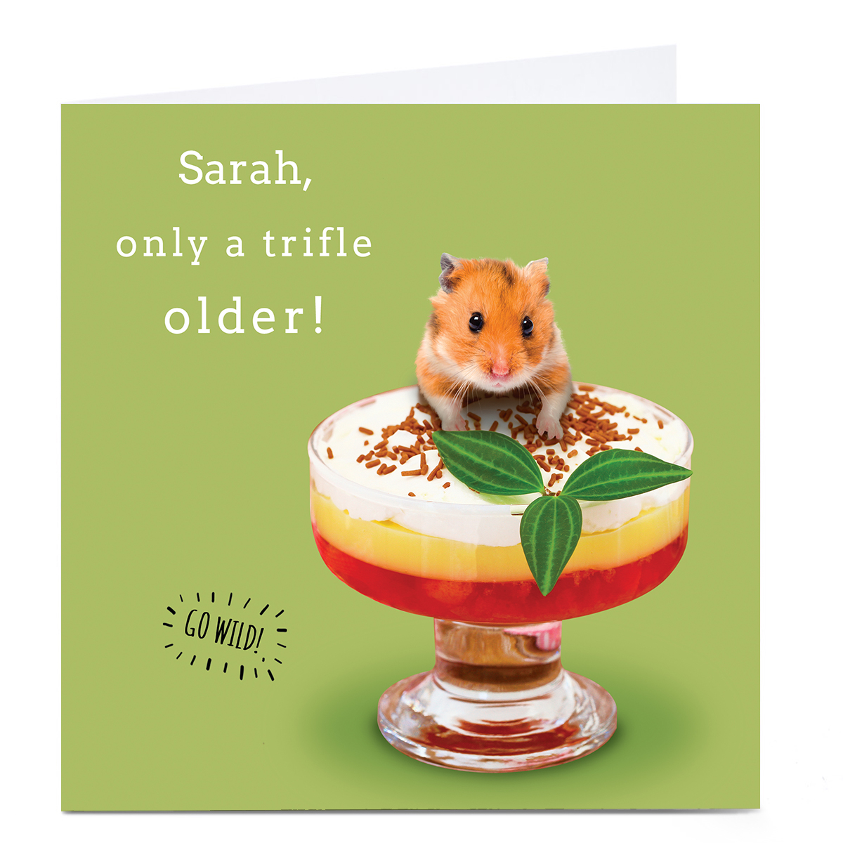 Personalised Birthday Card - Only A Trifle Older