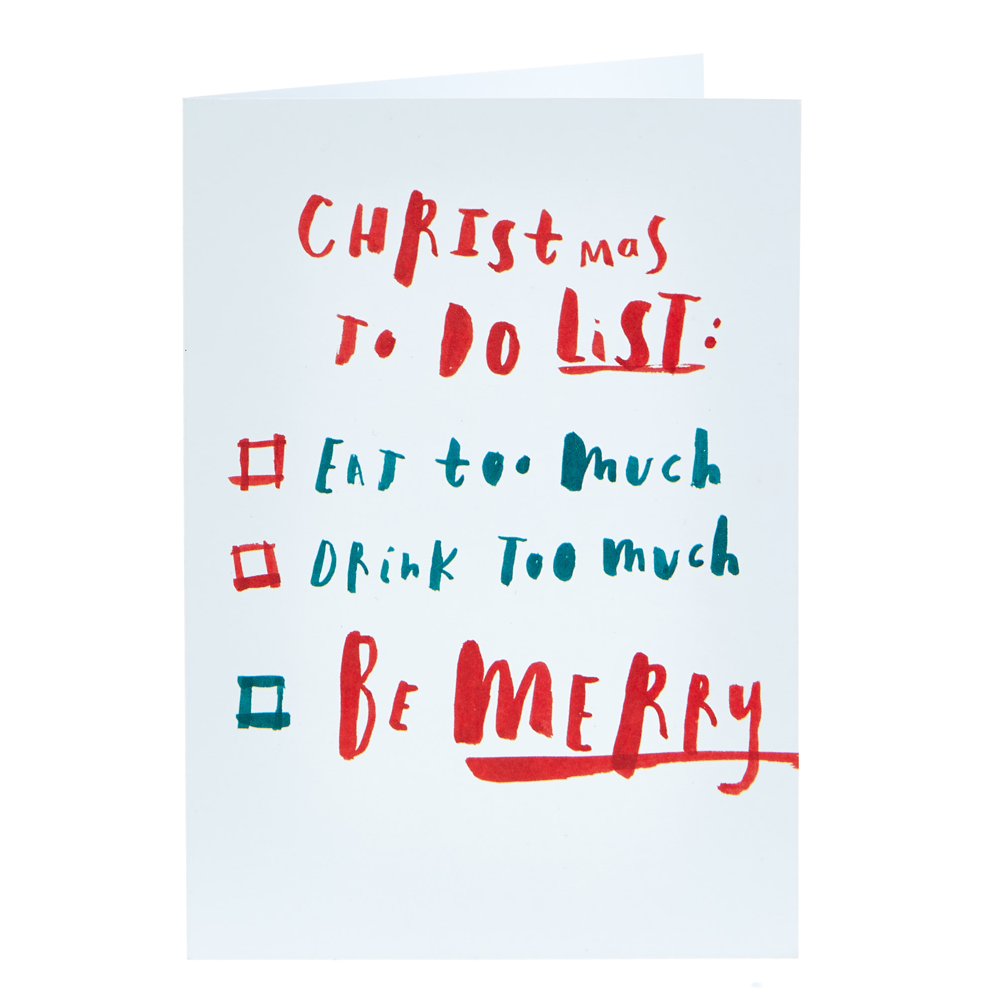 Christmas Card - To Do List