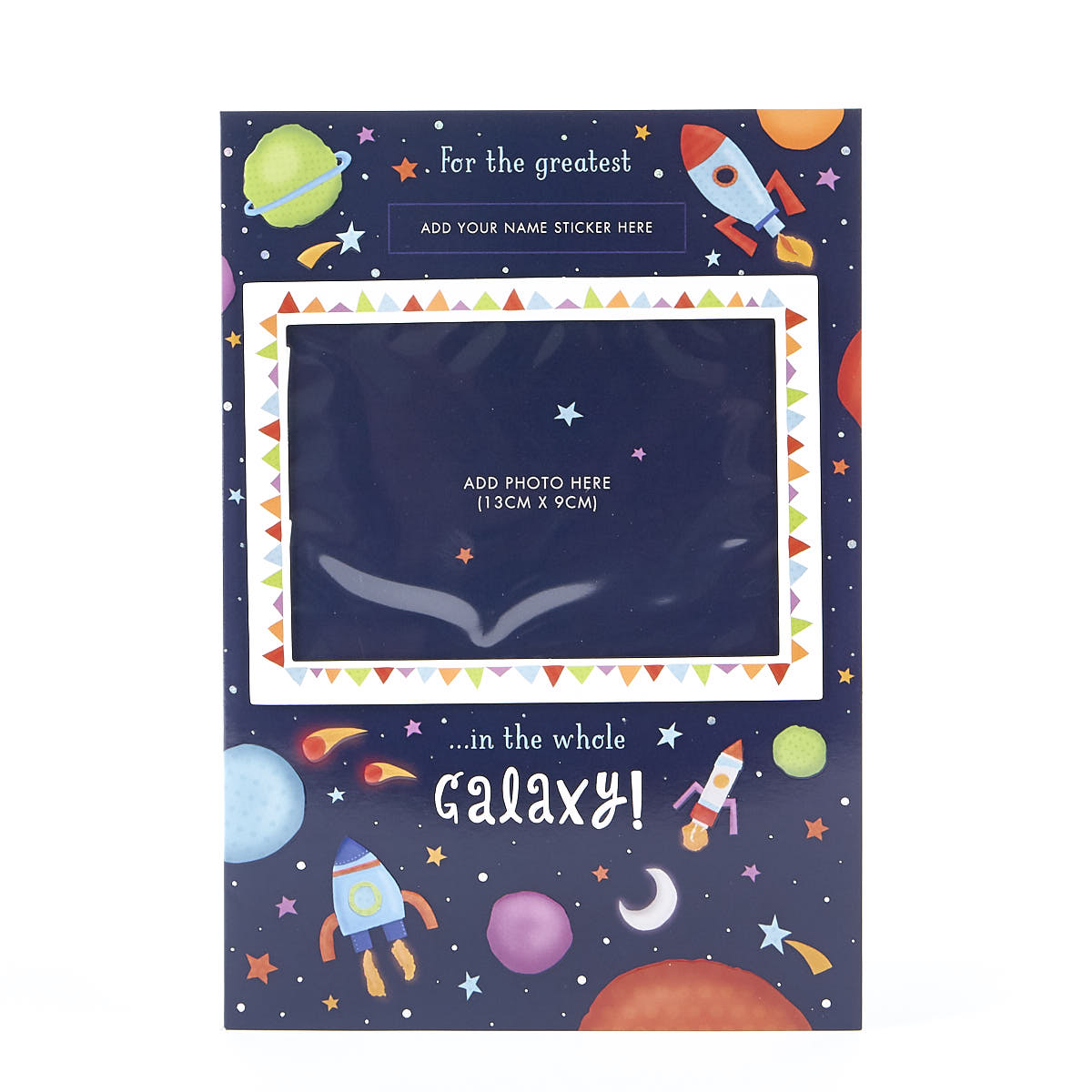 Father's Day Card - Handmade Dad Sticker & Photo