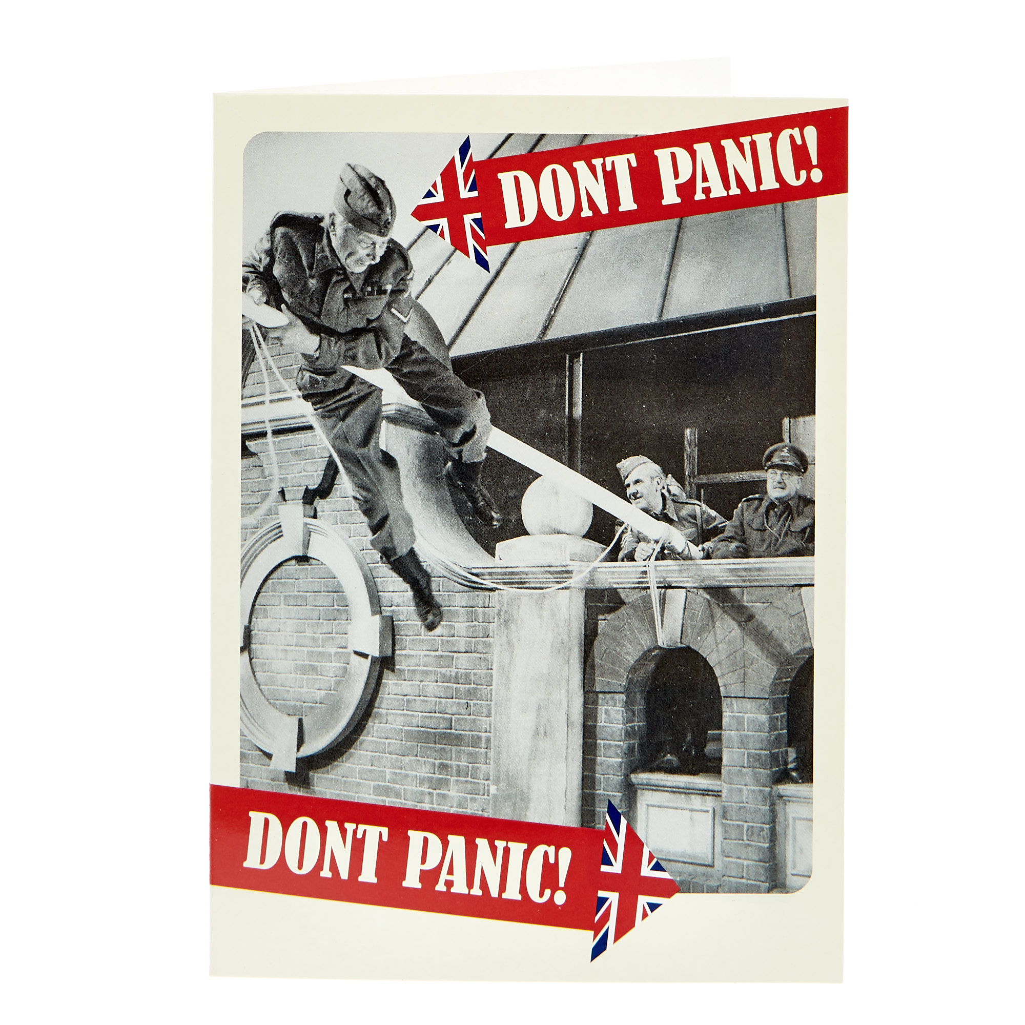 Dad's Army Birthday Card - Don't Panic