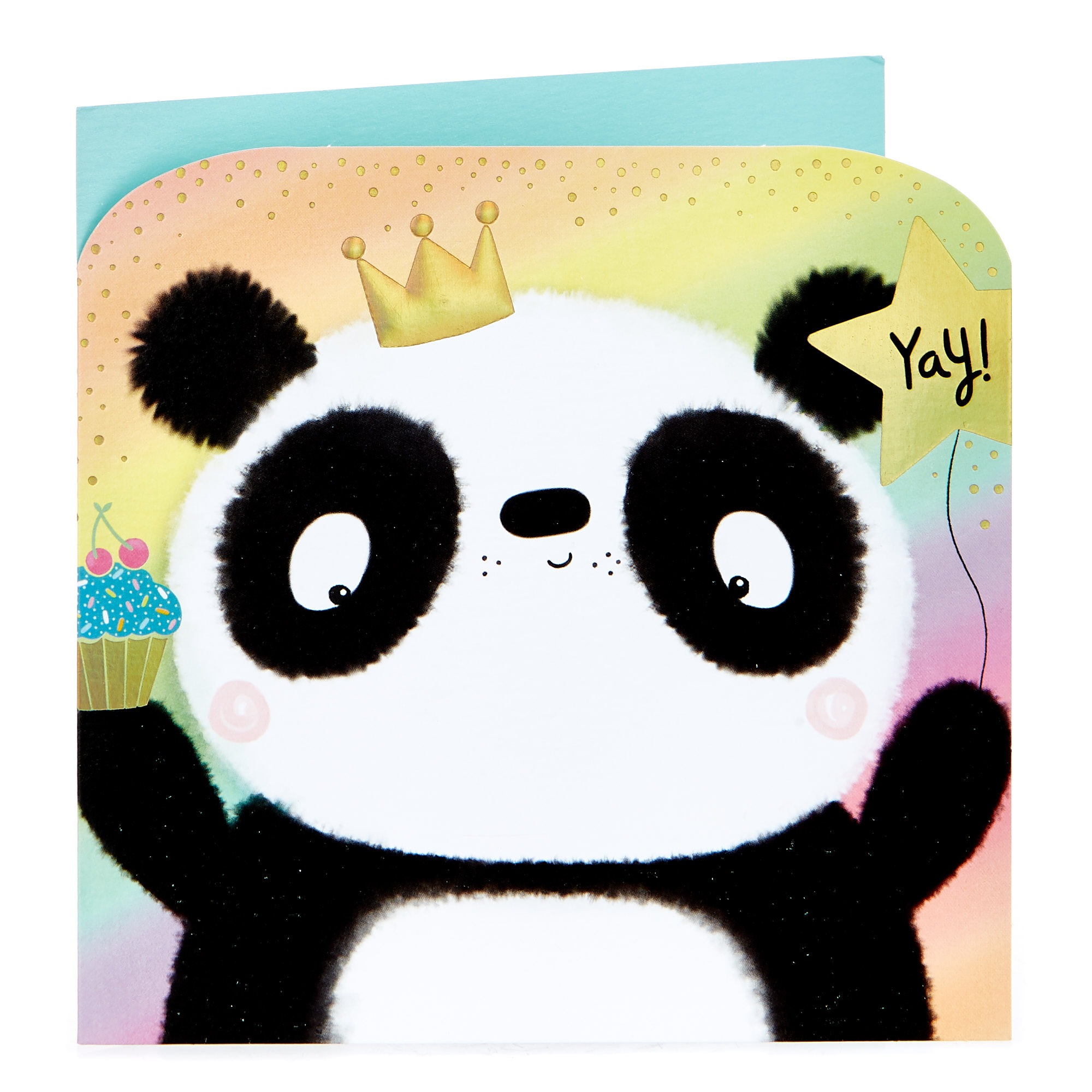 Birthday Card - Panda, Yay!