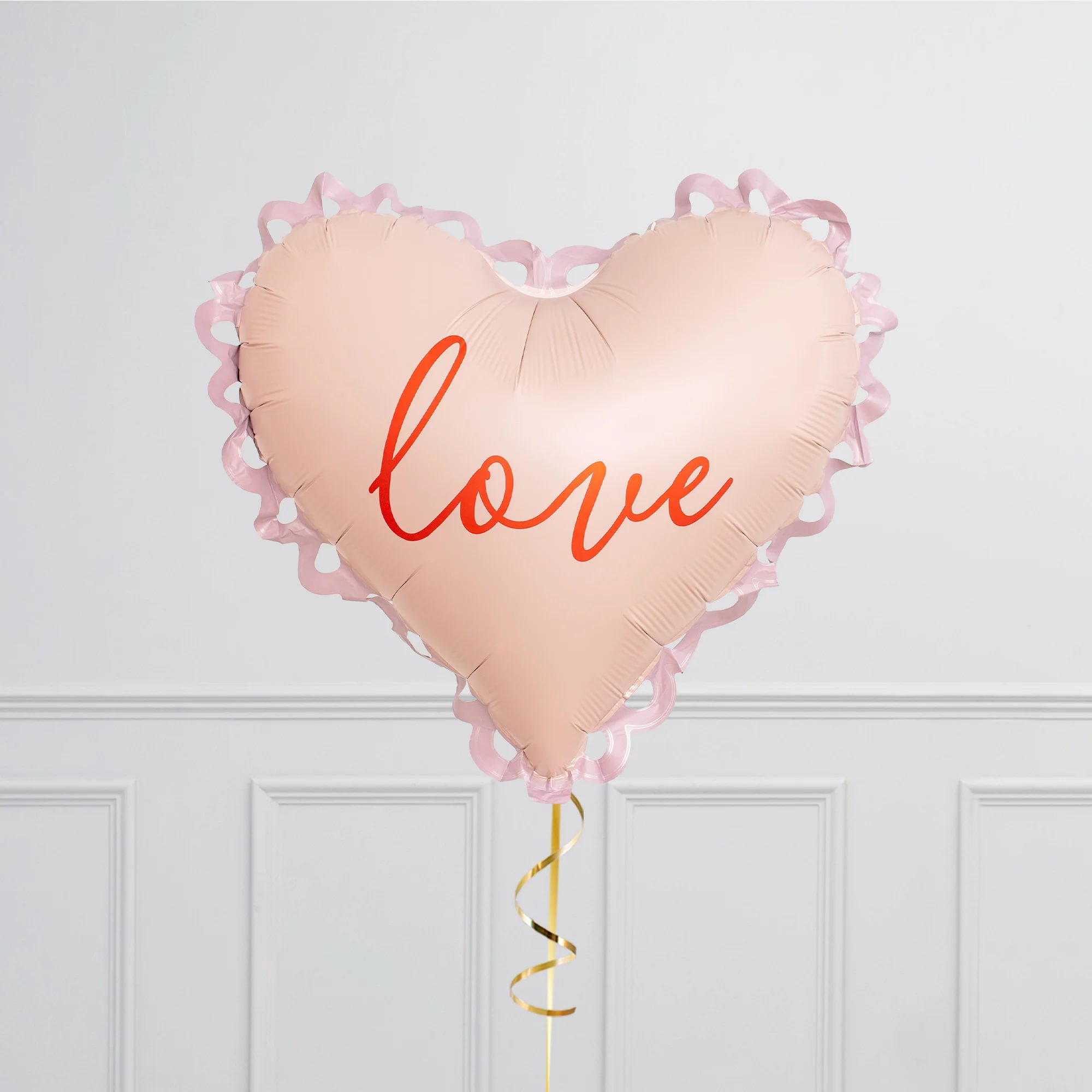 Floating Teddy Bear Valentine's Day Balloon Package