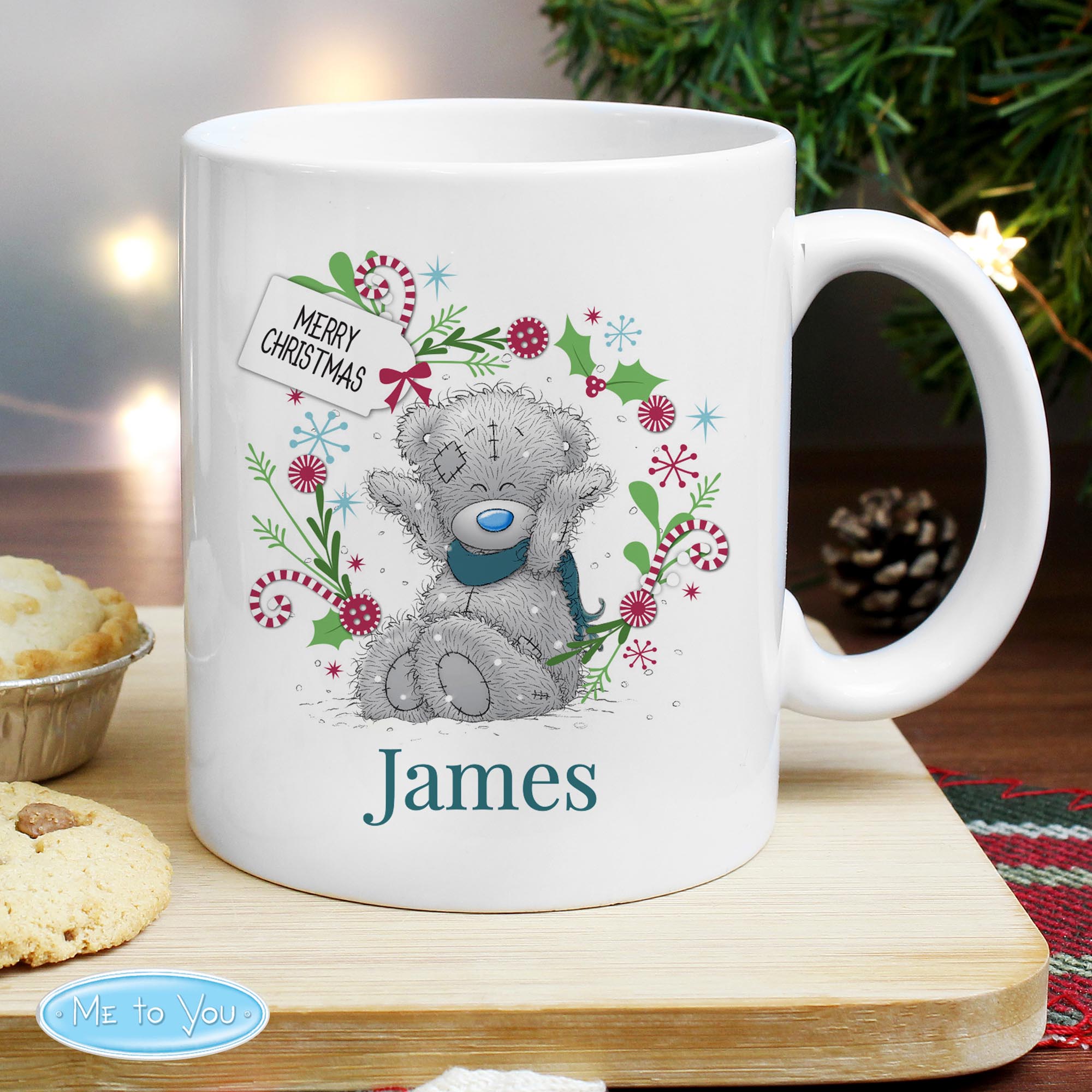 Personalised Me to You For Grandad or Dad Christmas Mug