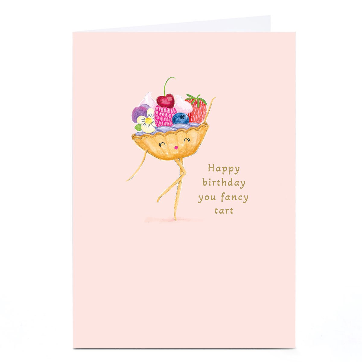 Personalised Birthday Card -  Happy Birthday You Fancy Tart