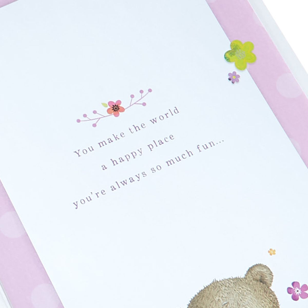 Hugs Bear Birthday Card - Sister, Three Cheers 