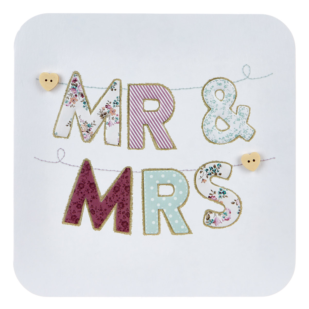 Boutique Collection Wedding Card - Mr & Mrs 