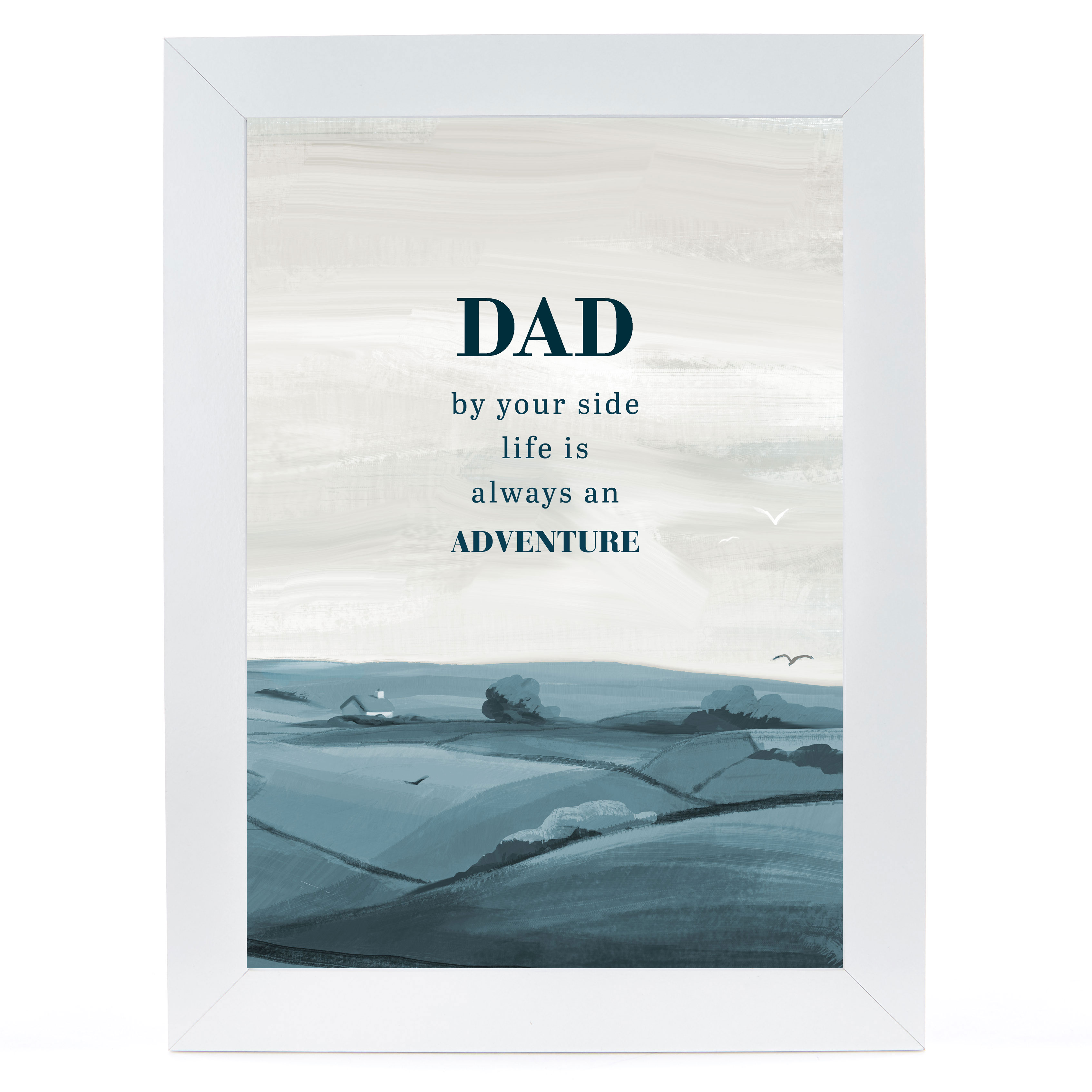 Personalised Father's Day Print - Life Is Always An Adventure