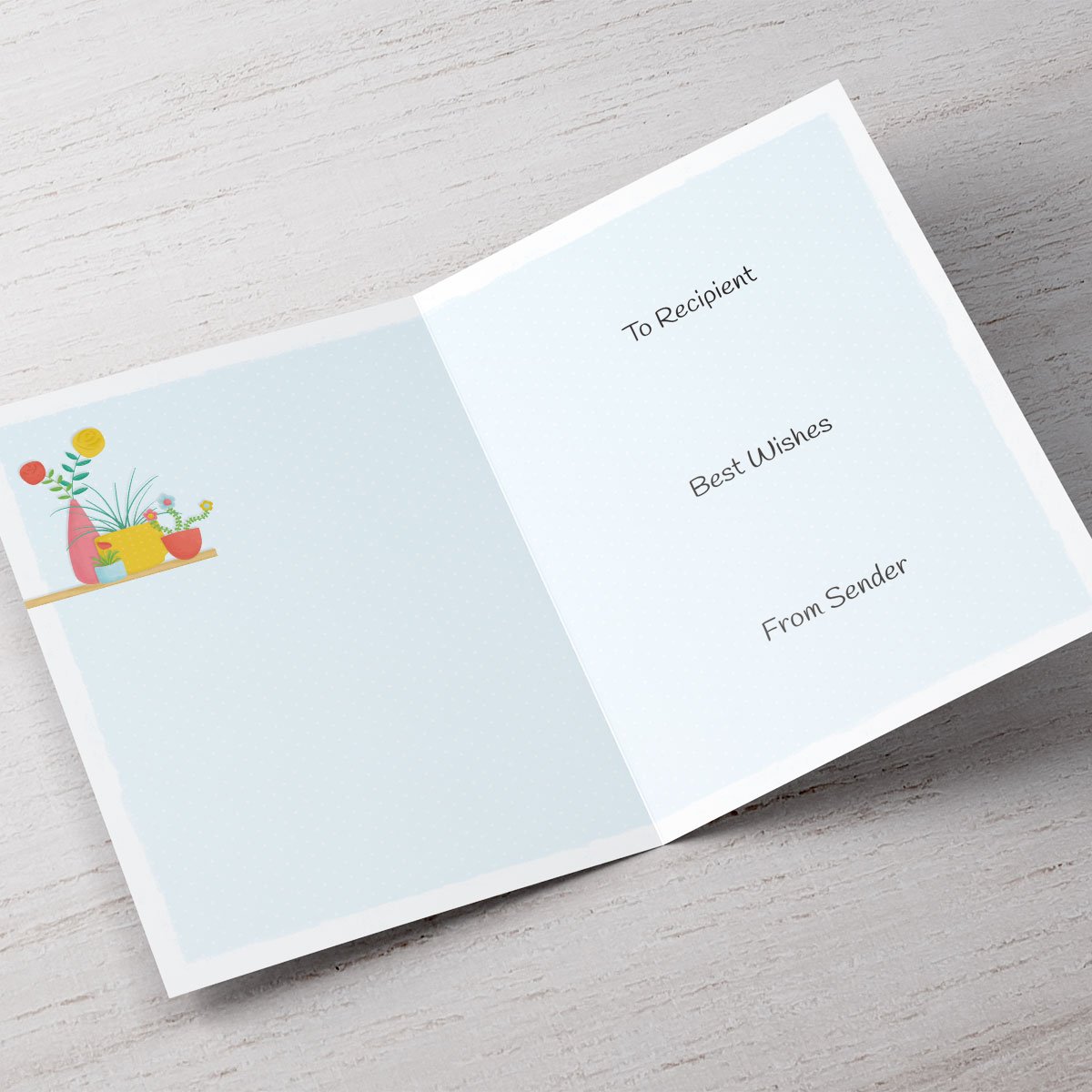 Personalised Card - Gardening Just For You